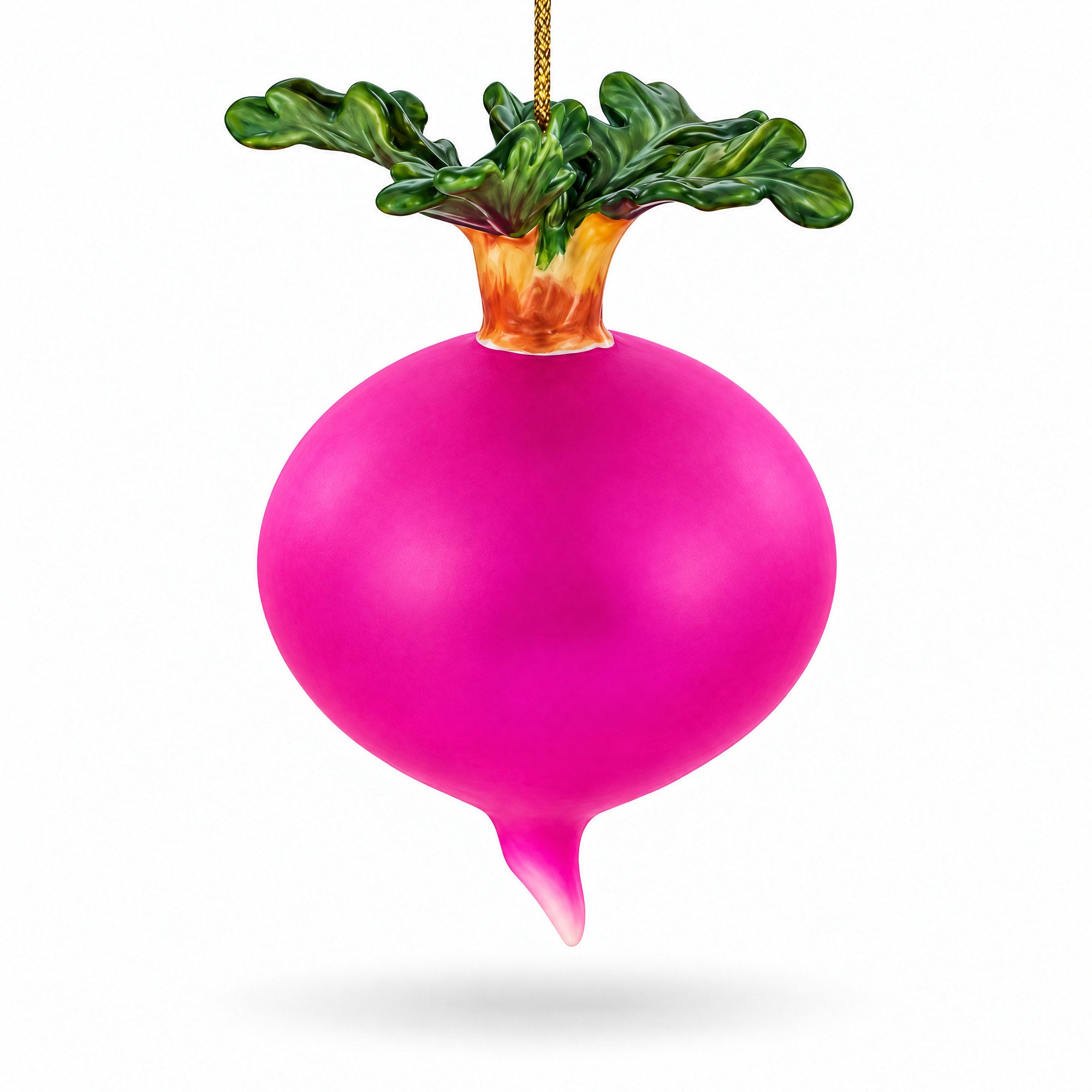 Beetroot Glass Christmas Ornament