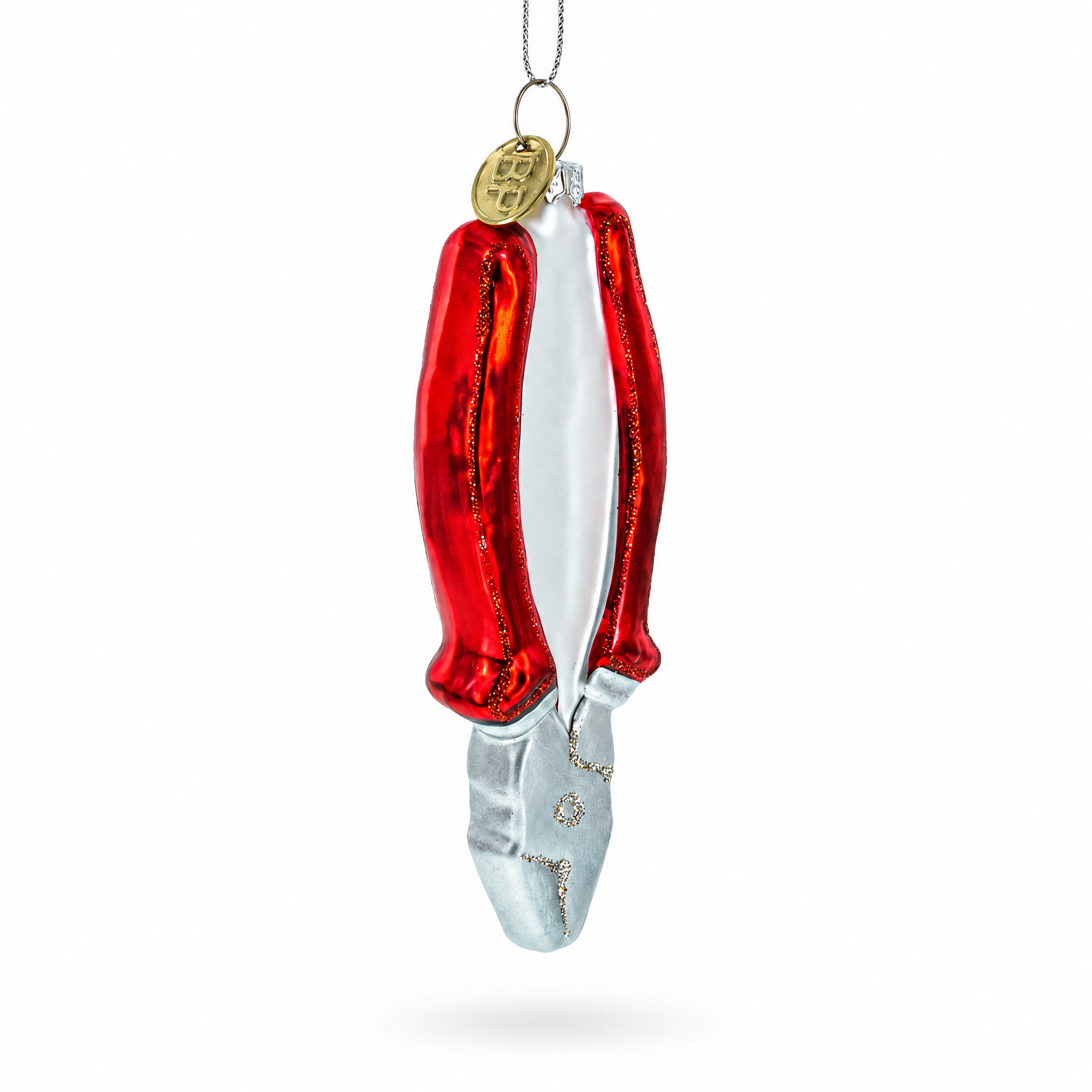 Pliers Glass Christmas Ornament