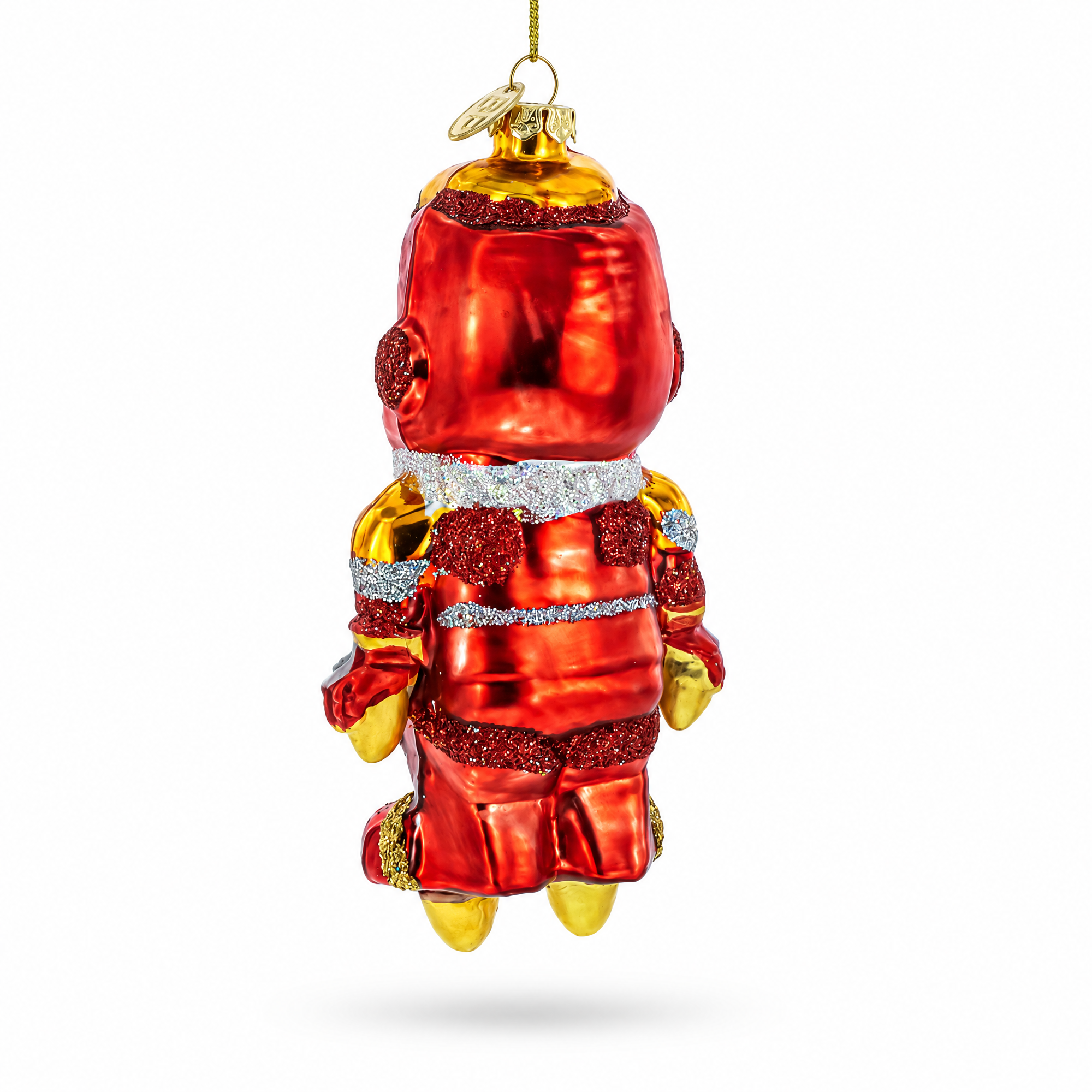 Aviator Pilot Glass Christmas Ornament
