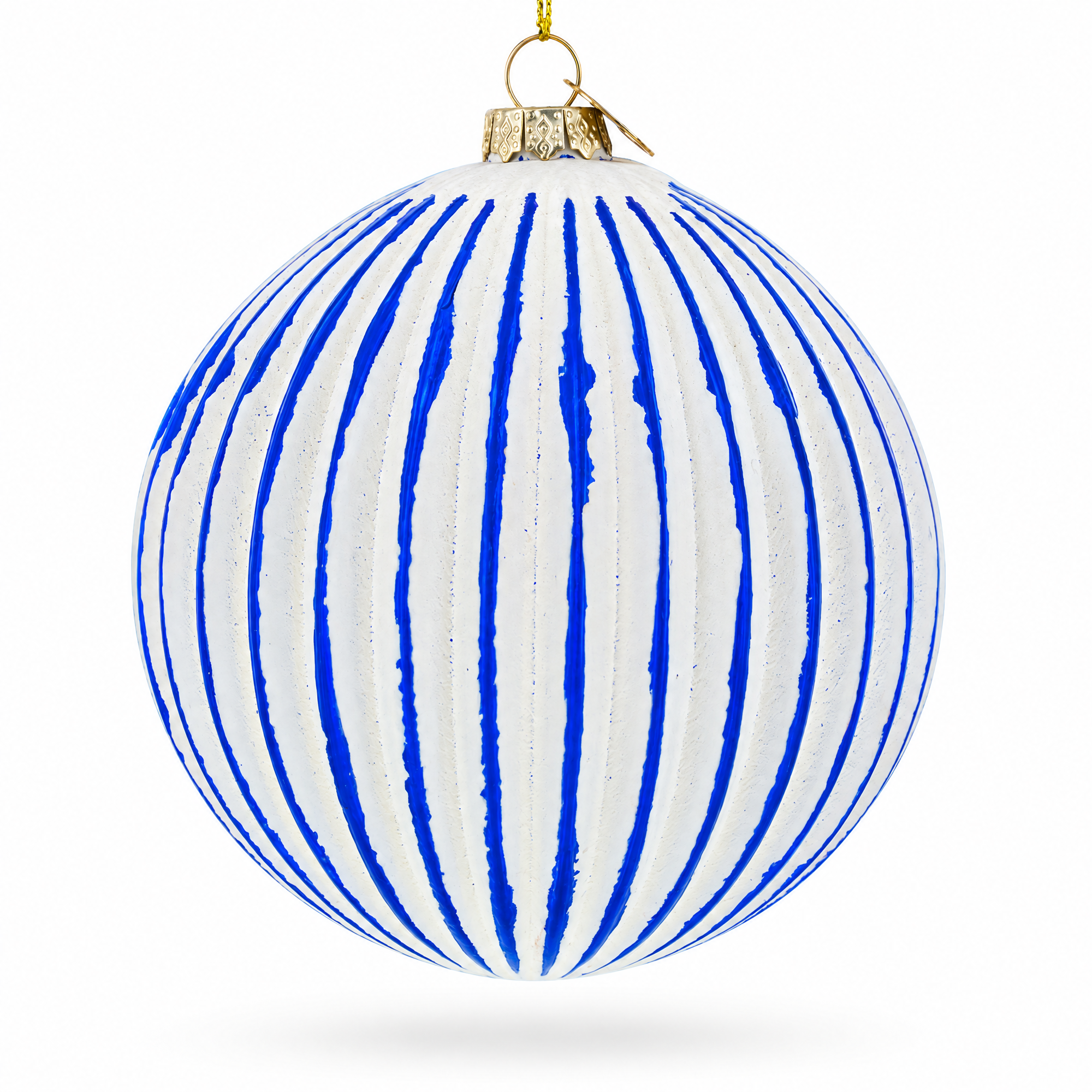 Jack in the Box Glass Christmas Ornament