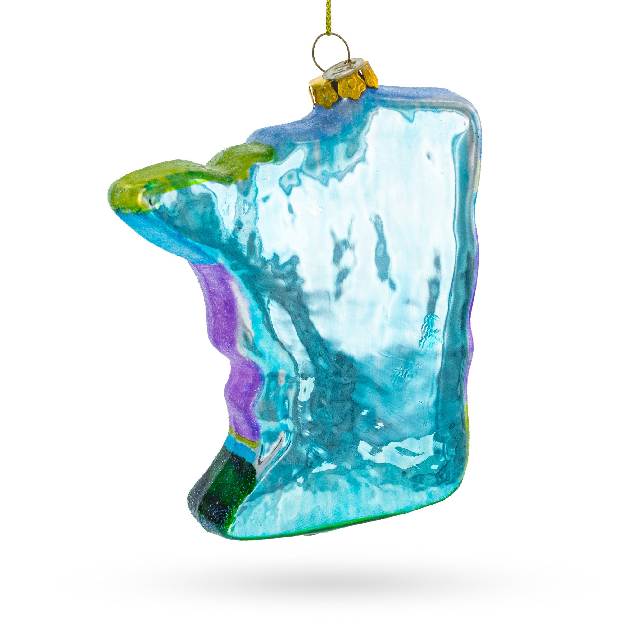 Minnesota Landmarks Glass Christmas Ornament
