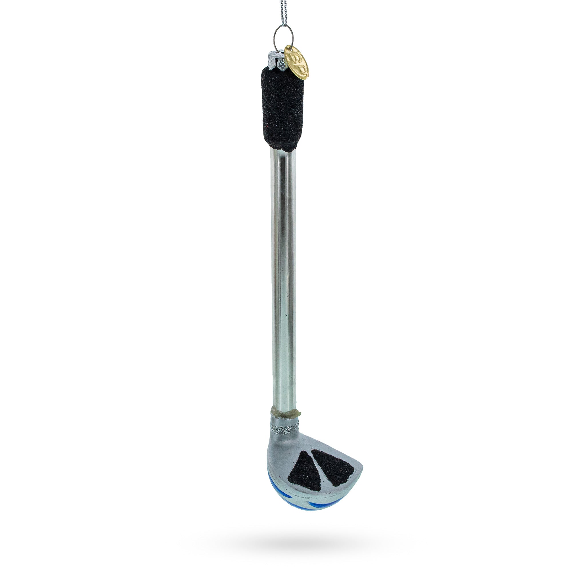Elegant Golf Club Glass Christmas Ornament