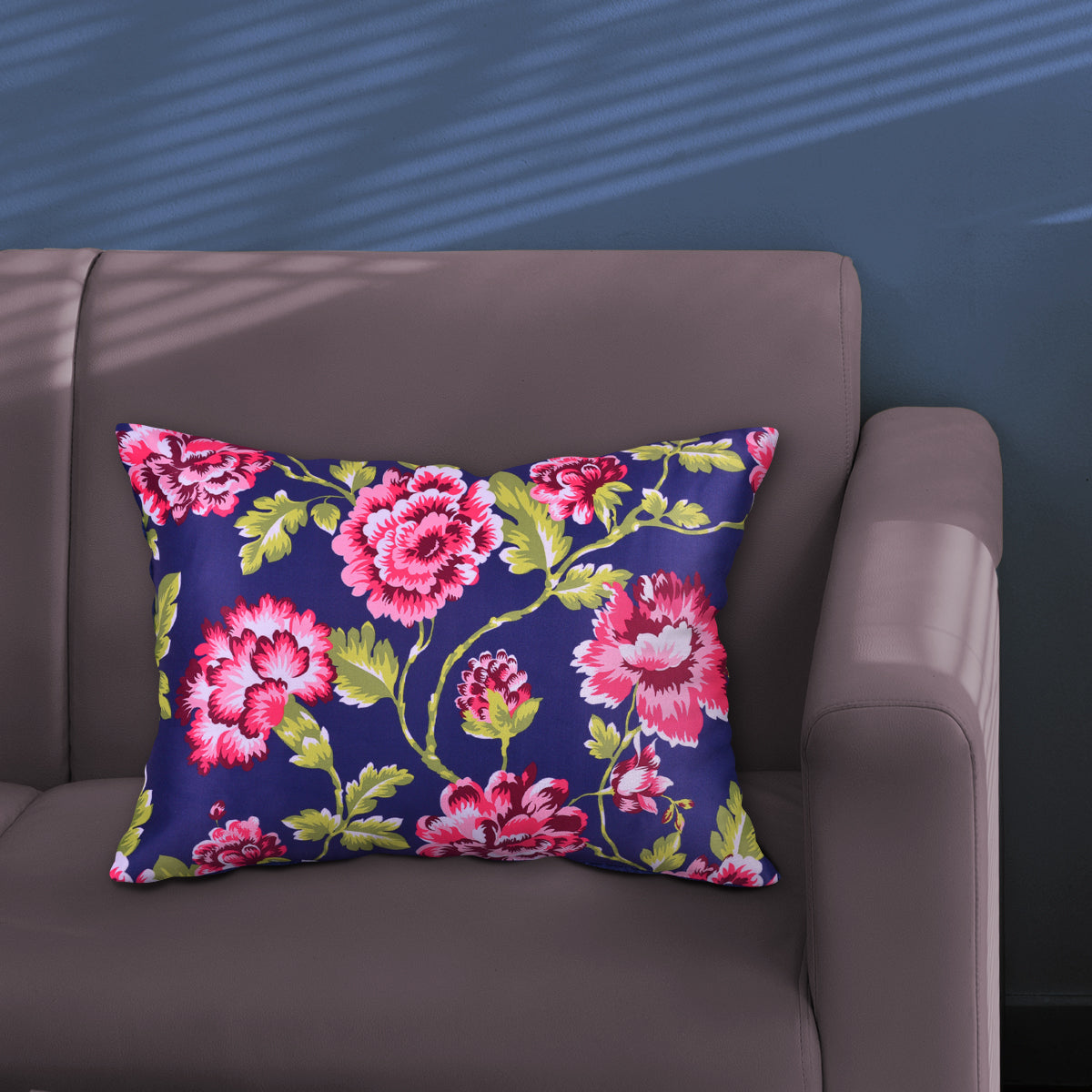 Floral Printed Throw Pillow Covers - 14 x 20 Inches