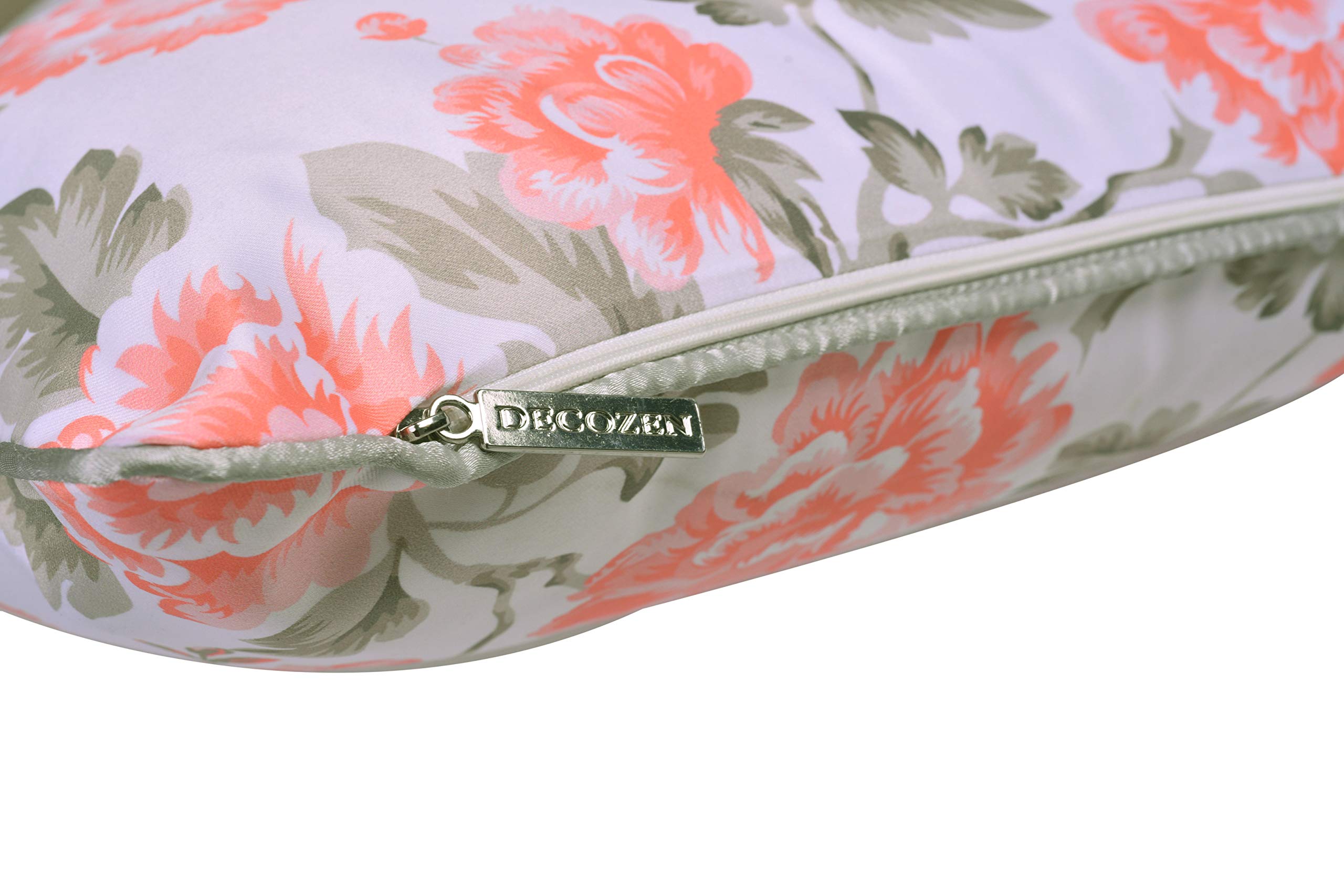 Floral Printed Throw Pillow Covers - 14 x 20 Inches