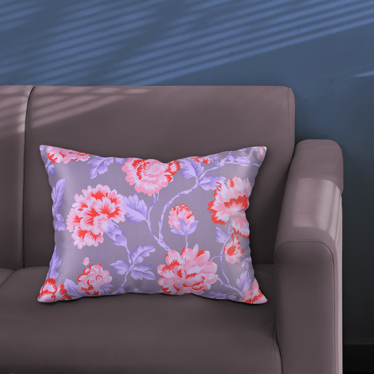 Floral Printed Throw Pillow Covers - 14 x 20 Inches