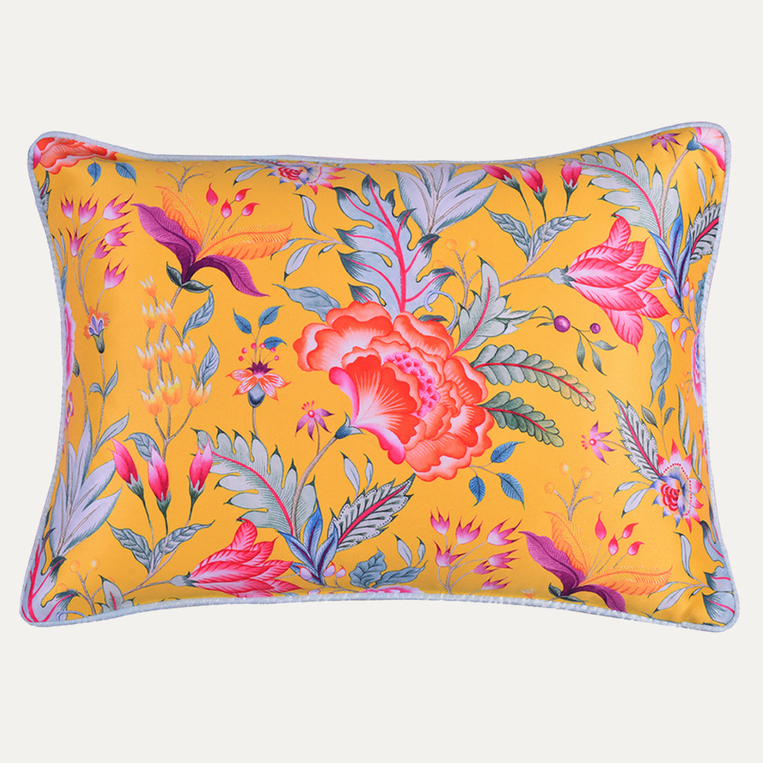 Floral Printed Throw Pillow Covers - 14 x 20 Inches