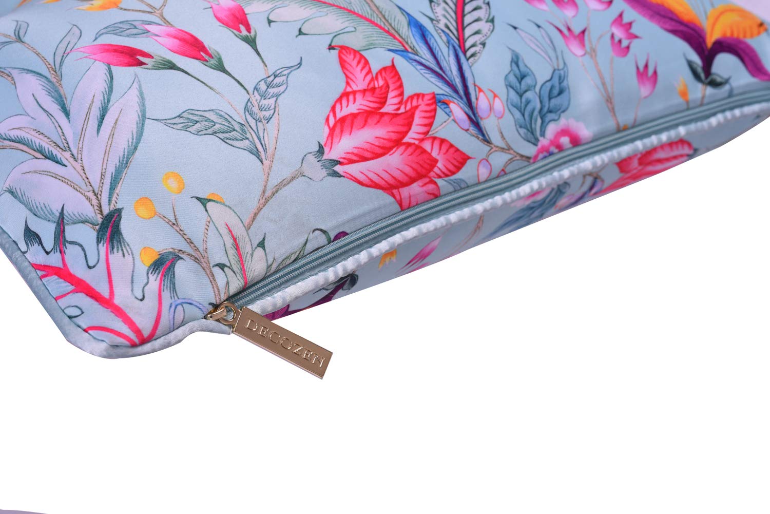Floral Printed Throw Pillow Covers - 14 x 20 Inches