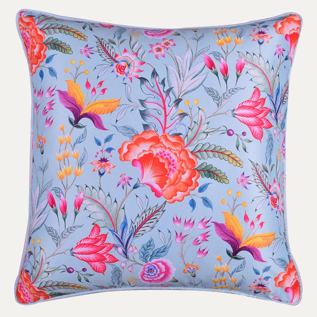 Floral Printed Throw Pillow Covers - 20 x 20 Inches