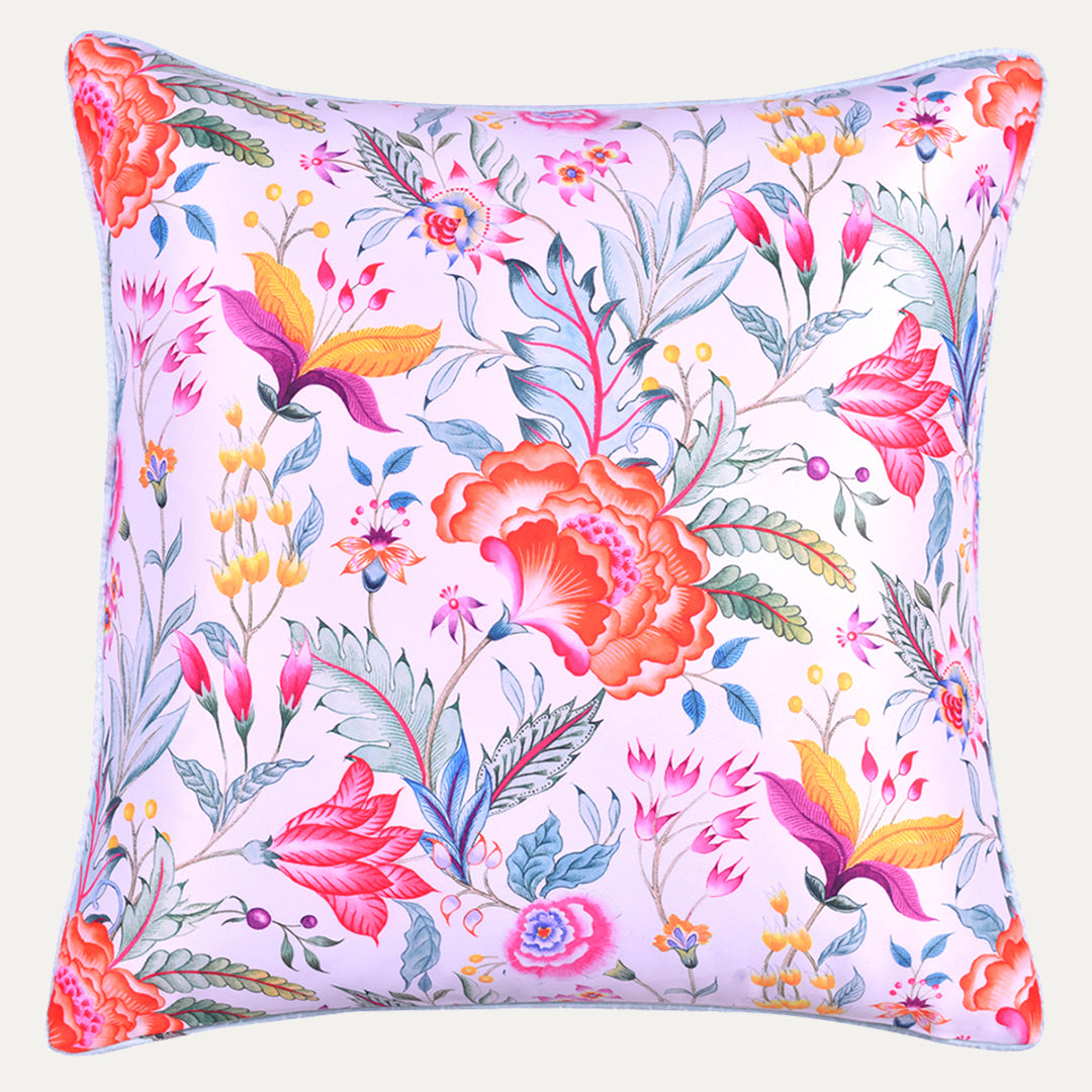 Floral Printed Throw Pillow Covers - 20 x 20 Inches
