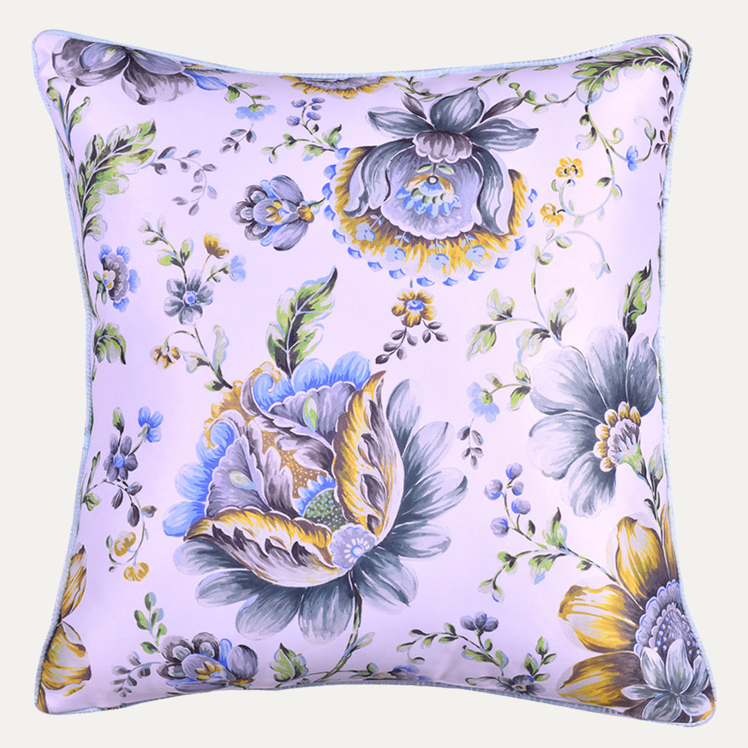 Floral Printed Throw Pillow Covers - 20 x 20 Inches