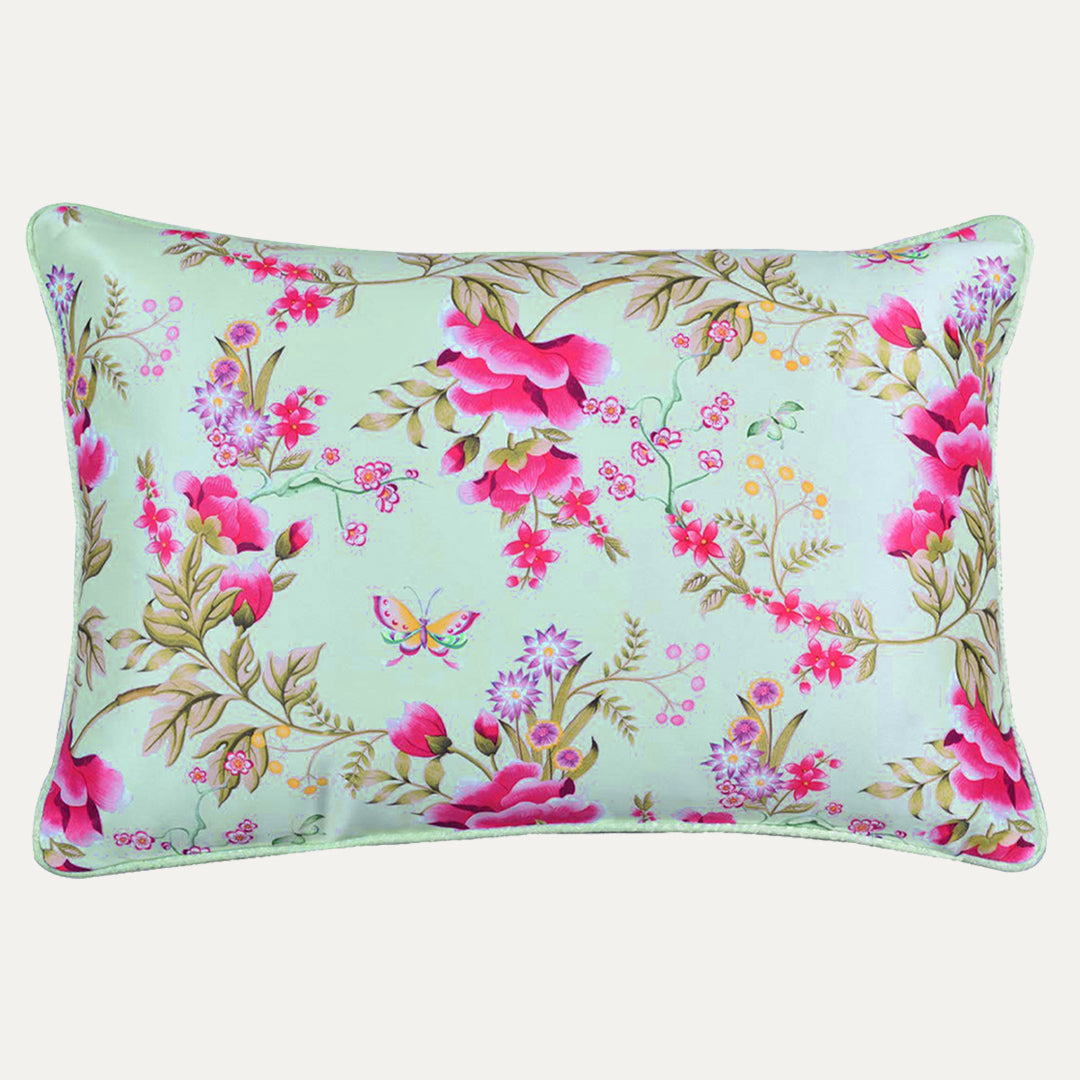 Floral Printed Throw Pillow Covers - 14 x 20 Inches