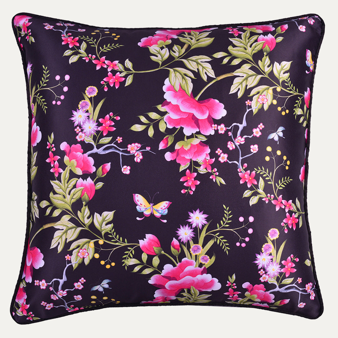 Floral Printed Throw Pillow Covers - 20 x 20 Inches