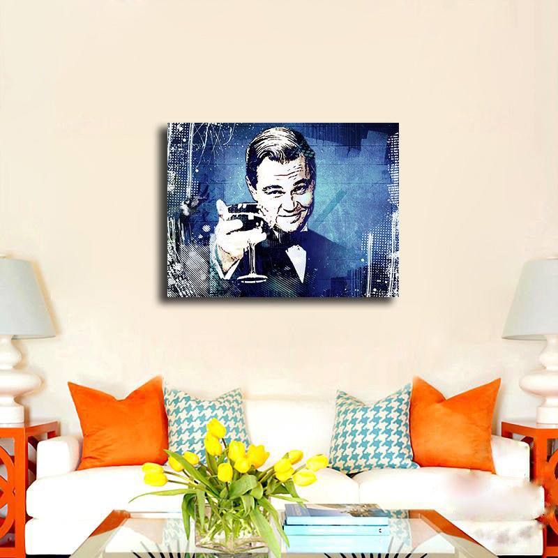 Cheers The Great Gatsby Canvas Wall Art Motivational Wall Decor