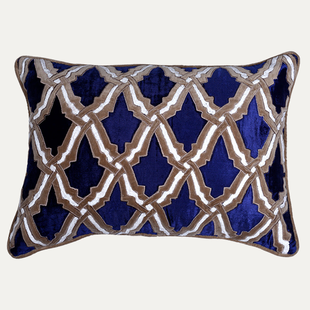 Navy Blue Throw Pillow Covers - 14 x 20 inches