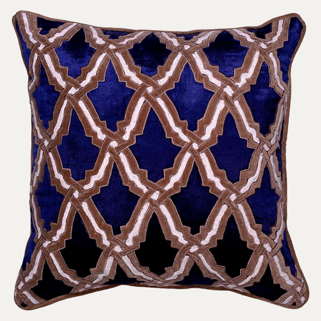 Navy Blue Throw Pillow Covers - Set of 2 and 4, 18 x 18 inches