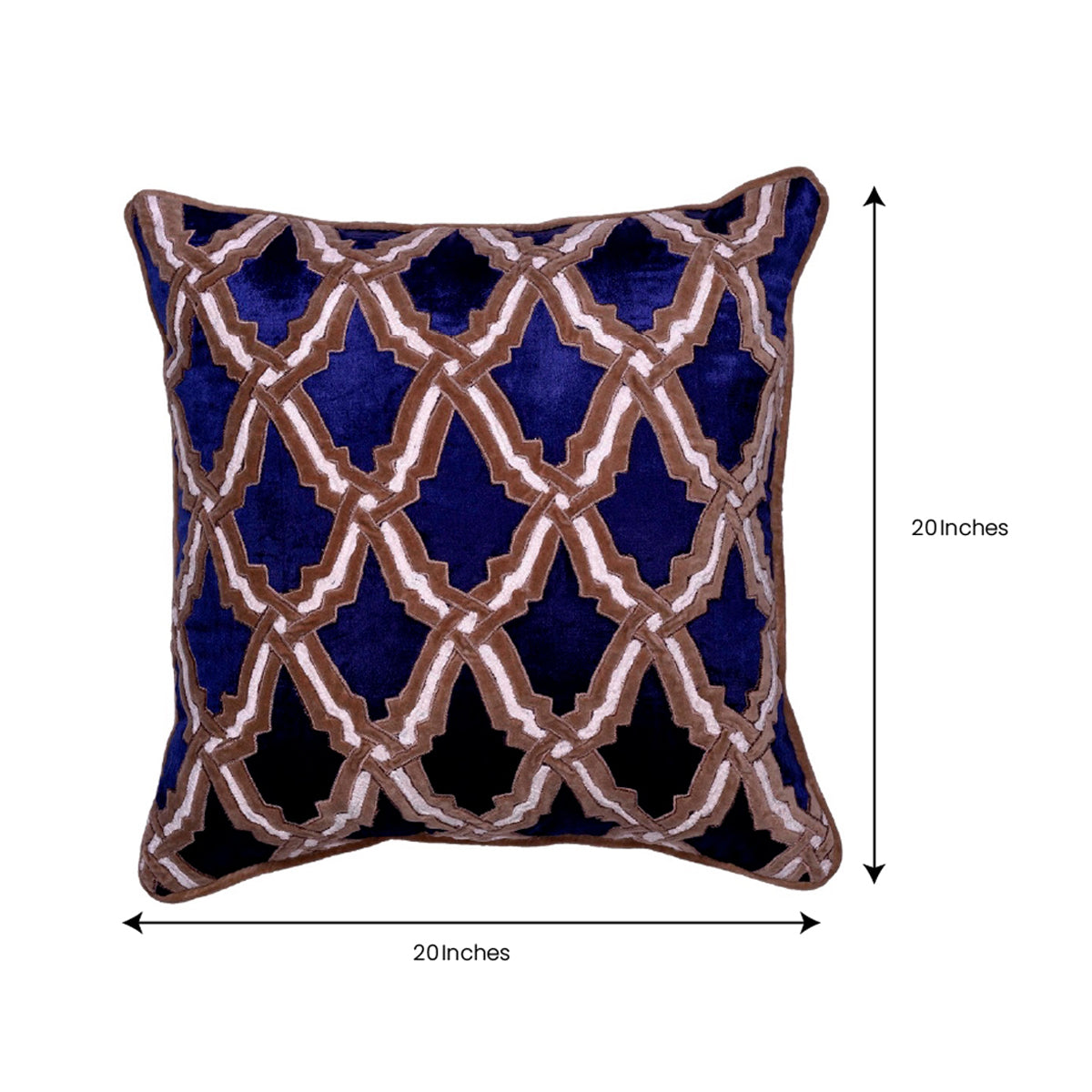Navy Blue Throw Pillow Covers - Set of 2 and 4, 18 x 18 inches