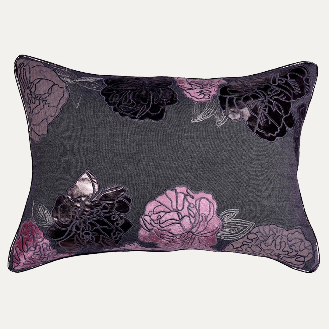 Gray Throw Pillow Covers - Set of 2 and 4, 14 x 20 inches