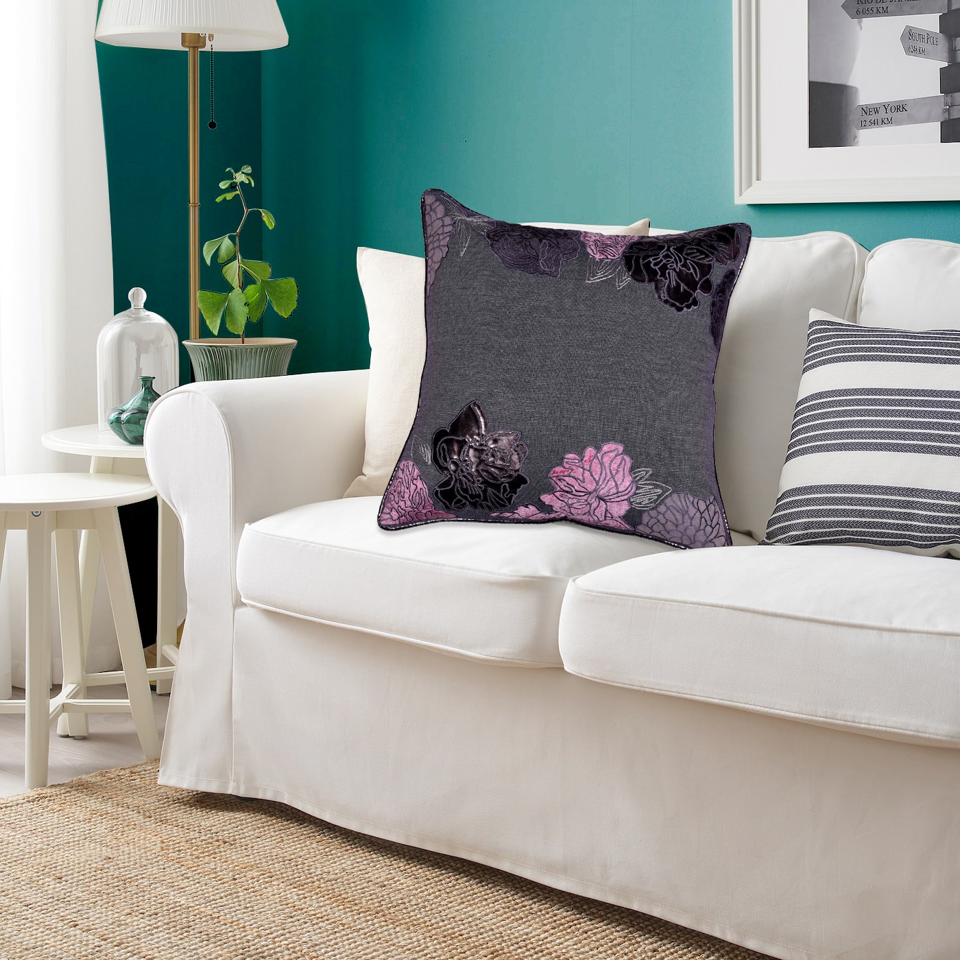 Gray Throw Pillow Covers - Set of 2 and 4, 18 x 18 inches