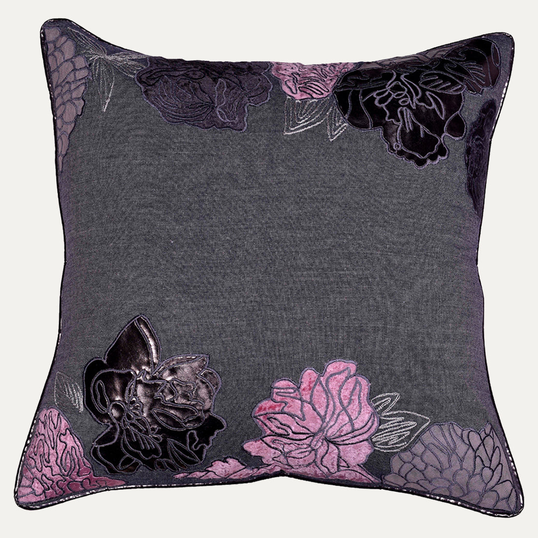 Gray Throw Pillow Covers - Set of 2 and 4, 18 x 18 inches