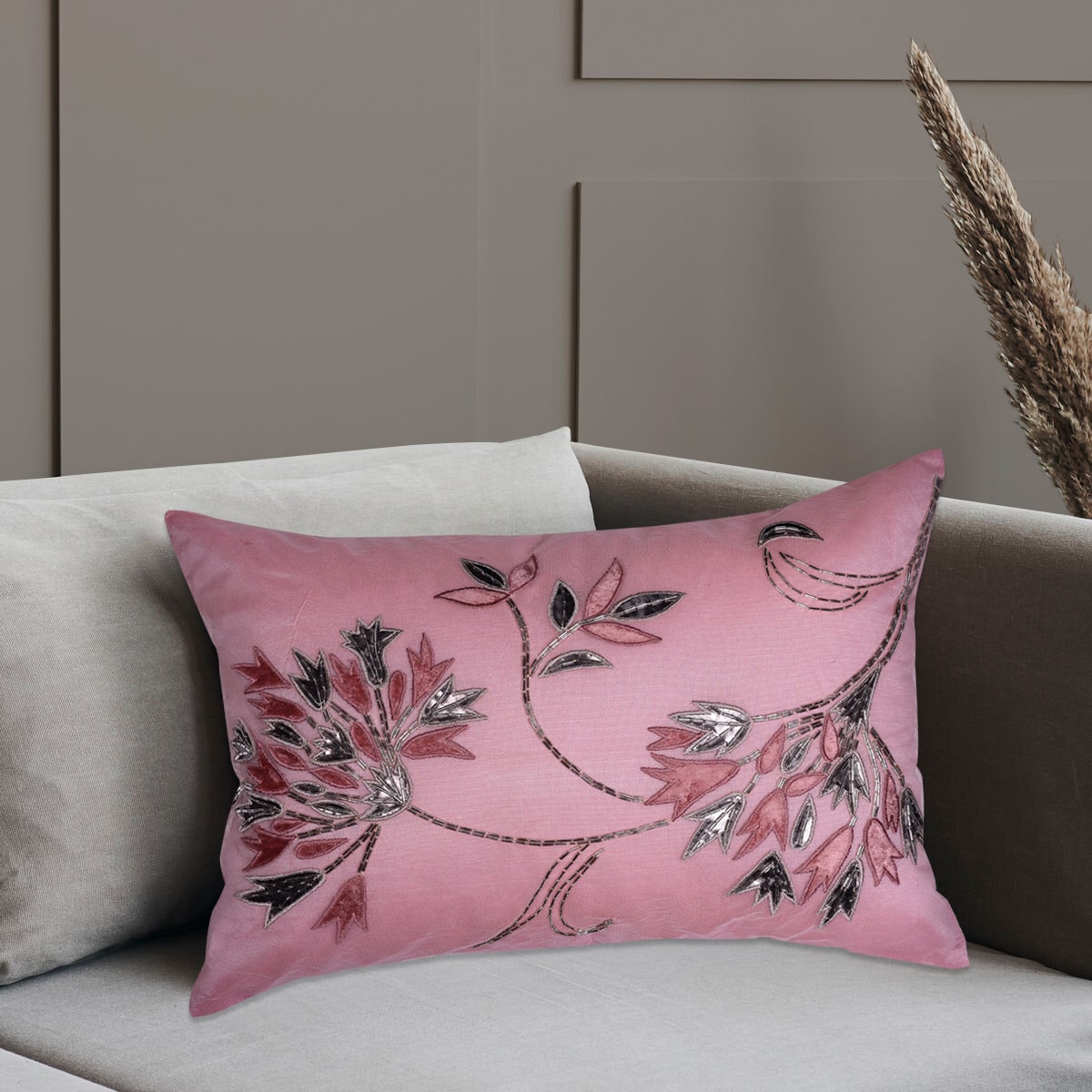 Pink Throw Pillow Covers - Set of 2 and 4, 14 x 20 inches