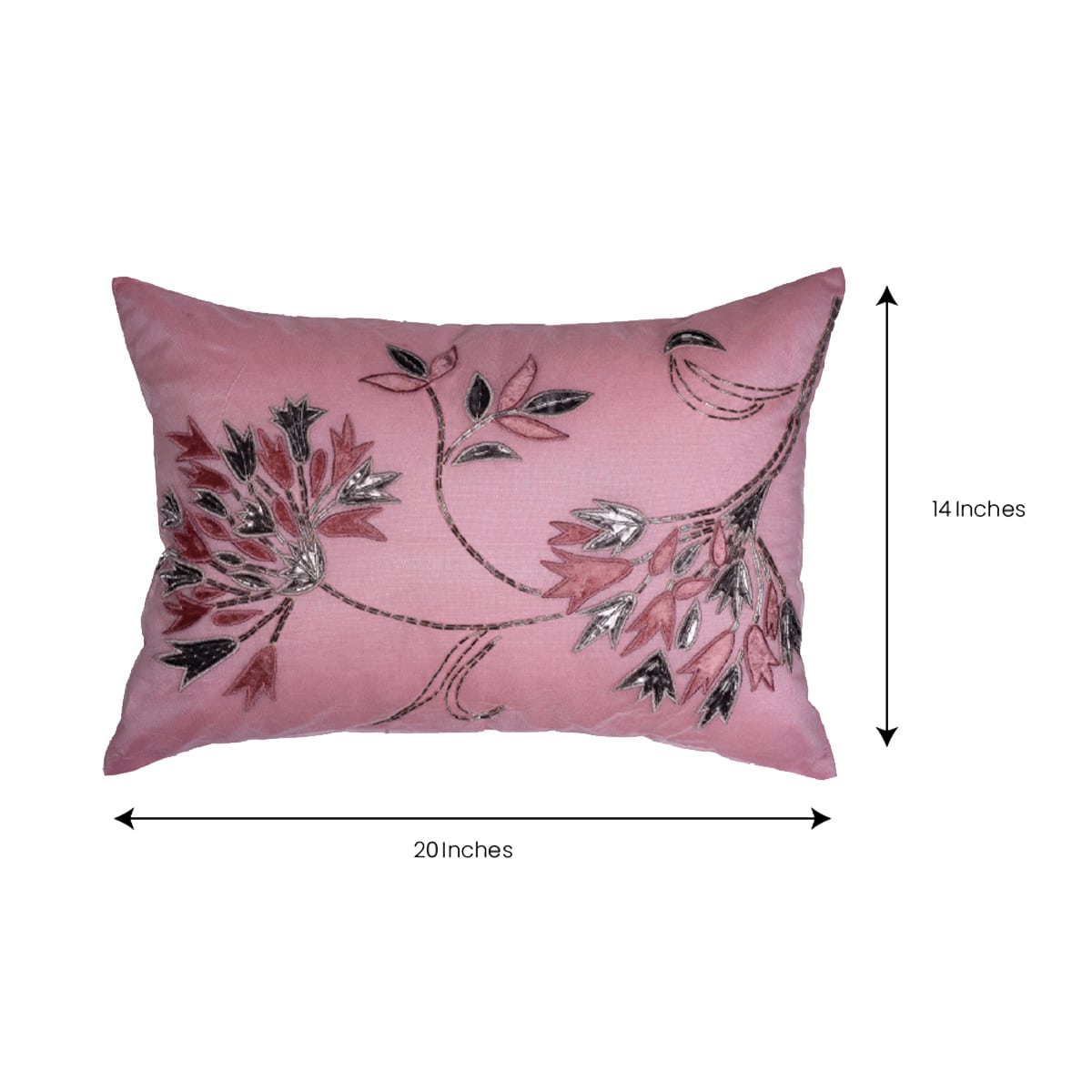 Pink Throw Pillow Covers - Set of 2 and 4, 14 x 20 inches