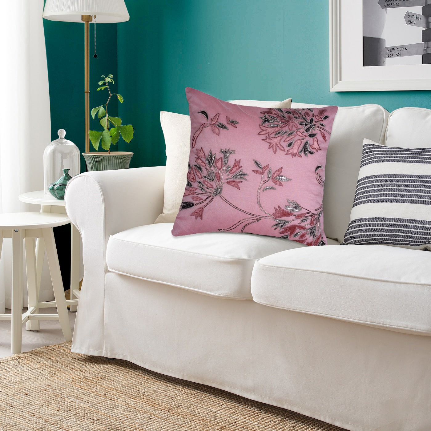 Pink Throw Pillow Covers - Set of 2 and 4, 18 x 18 inches