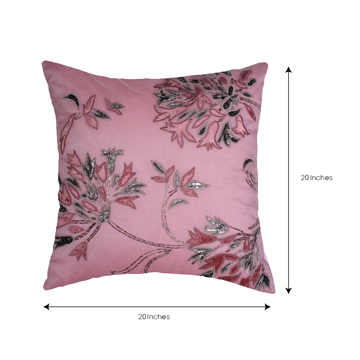 Pink Throw Pillow Covers - Set of 2 and 4, 18 x 18 inches