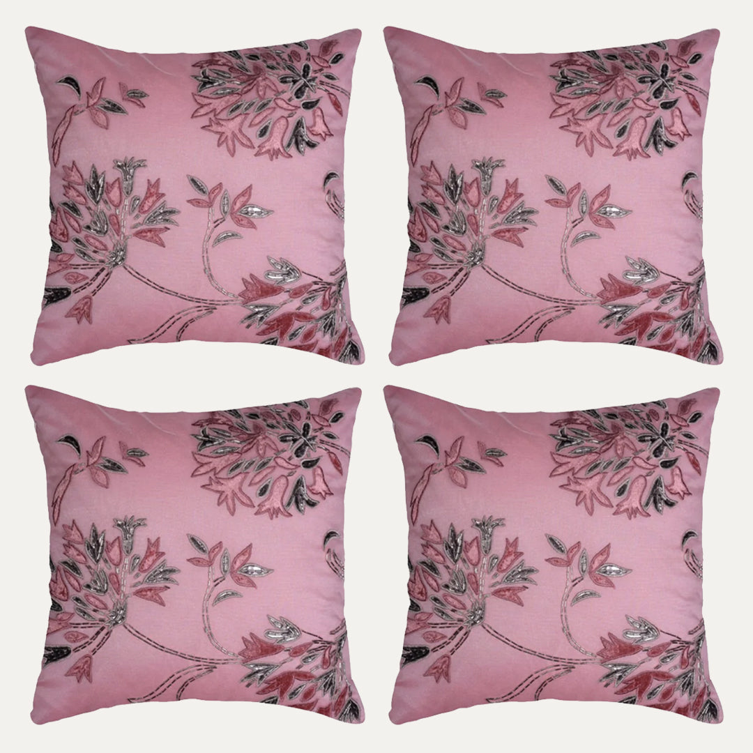 Pink Throw Pillow Covers - Set of 2 and 4, 18 x 18 inches