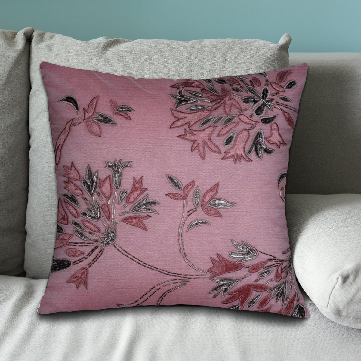 Pink Throw Pillow Covers - Set of 2 and 4, 18 x 18 inches