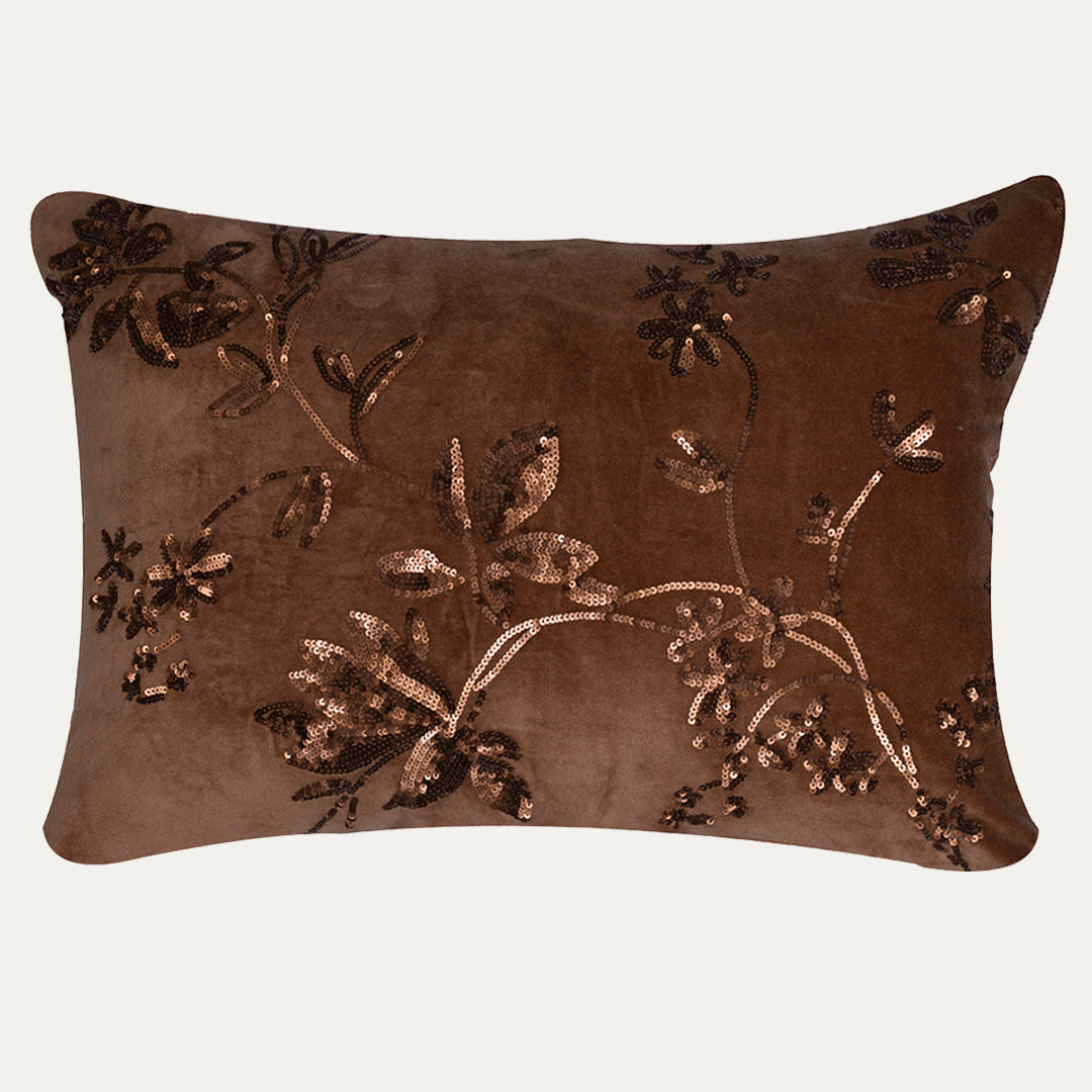 Brown Throw Pillow Covers - Set of 2 and 4, 14 x 20 inches