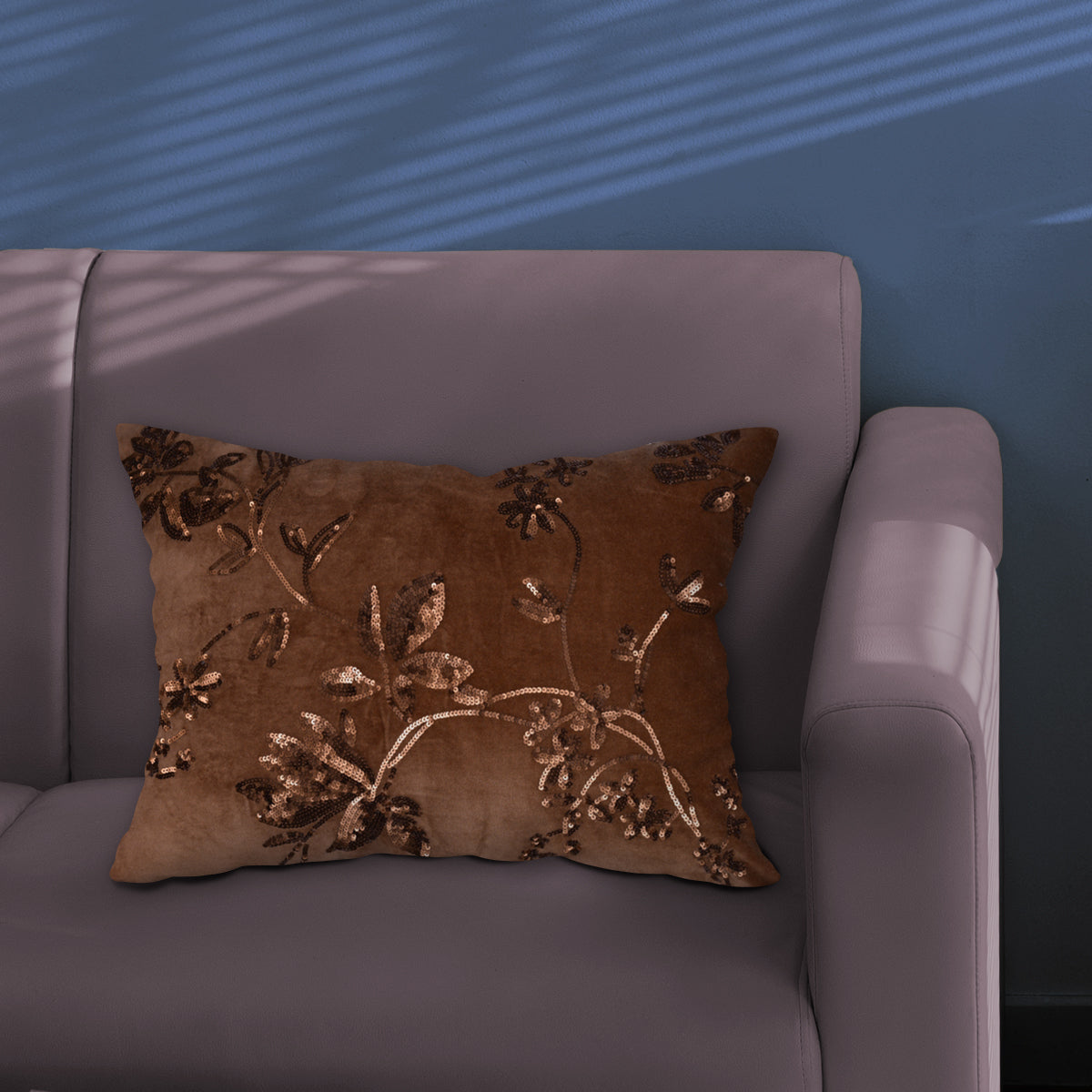 Brown Throw Pillow Covers - Set of 2 and 4, 14 x 20 inches