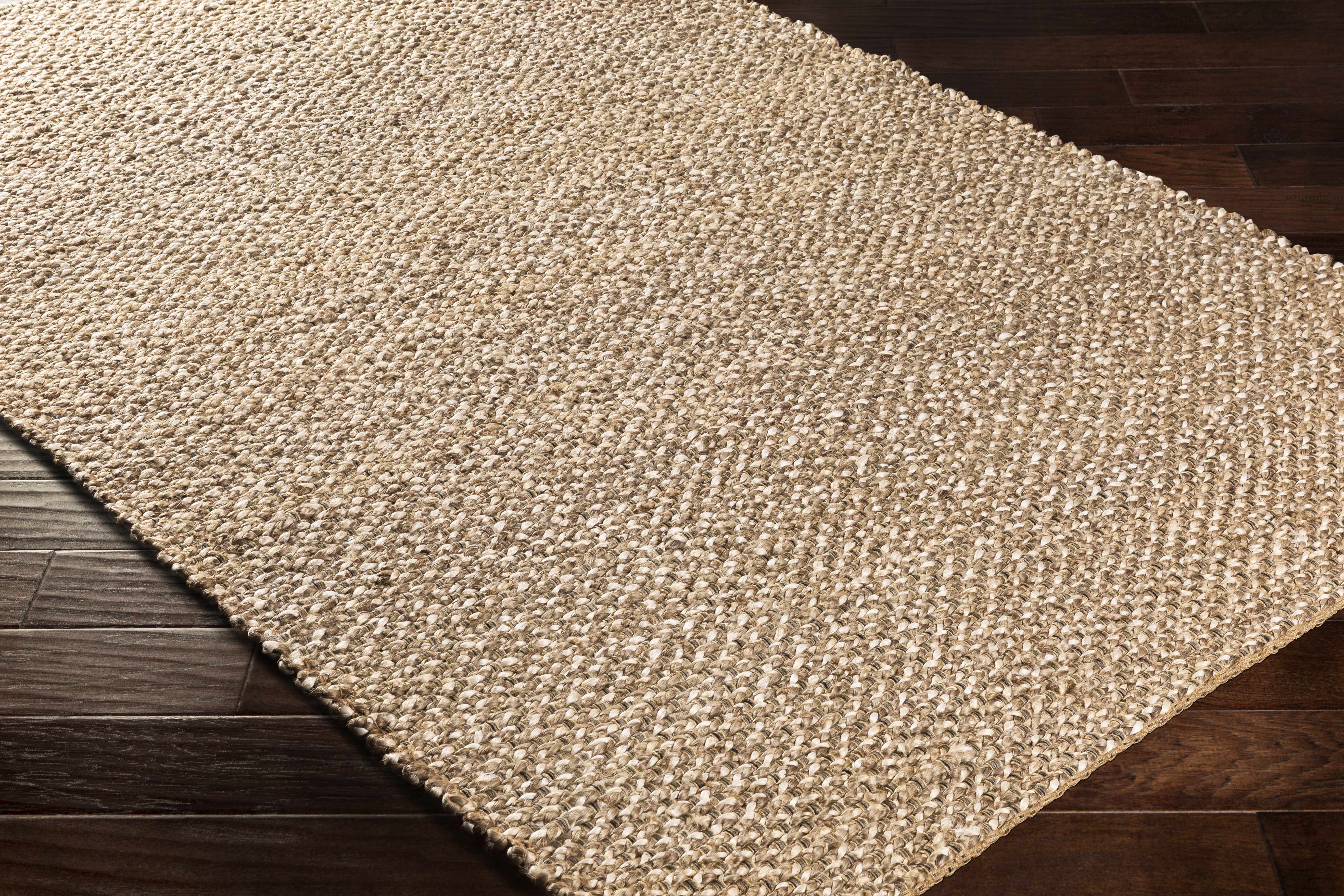Caspar Jute 8ft Runner Rug