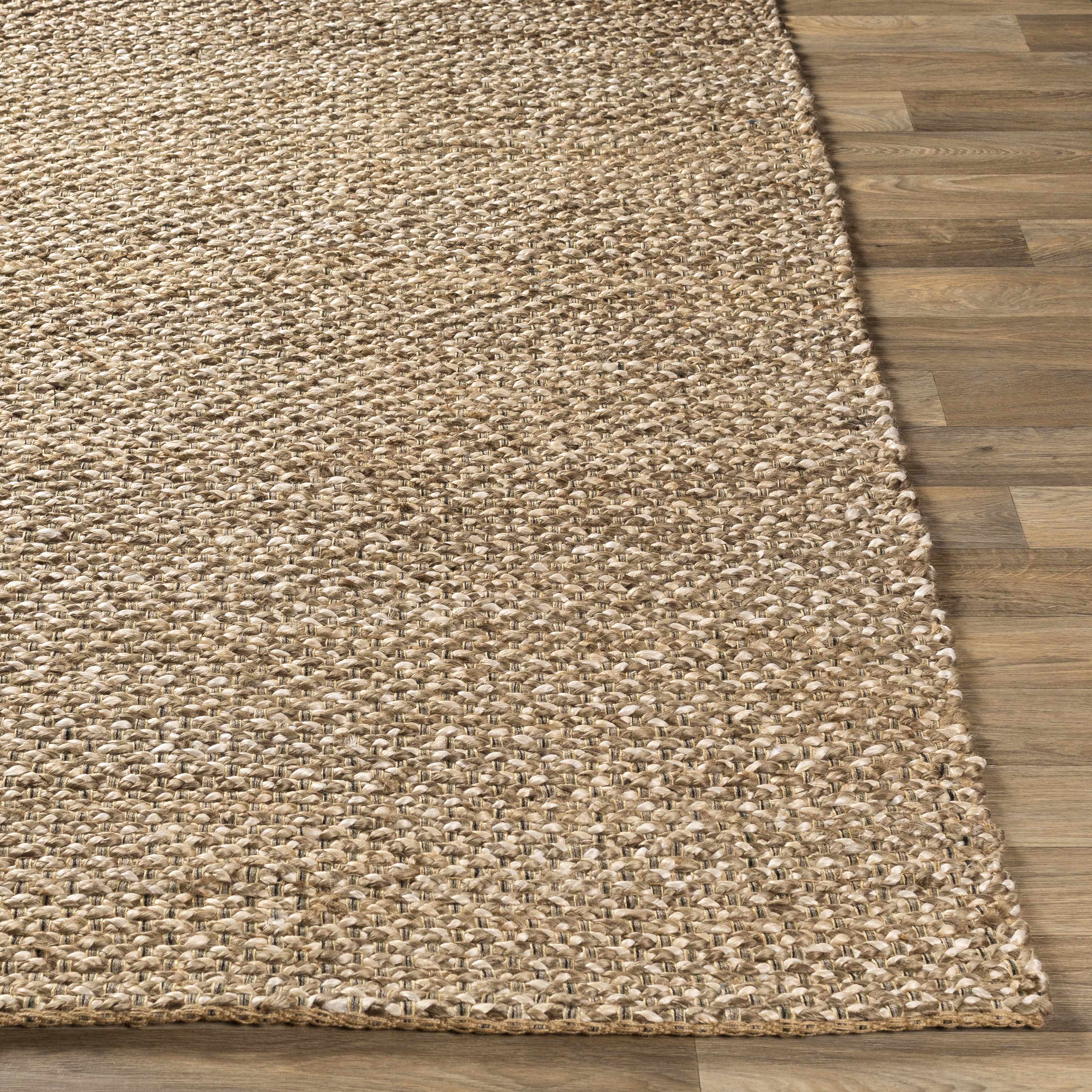 Caspar Jute 8ft Runner Rug