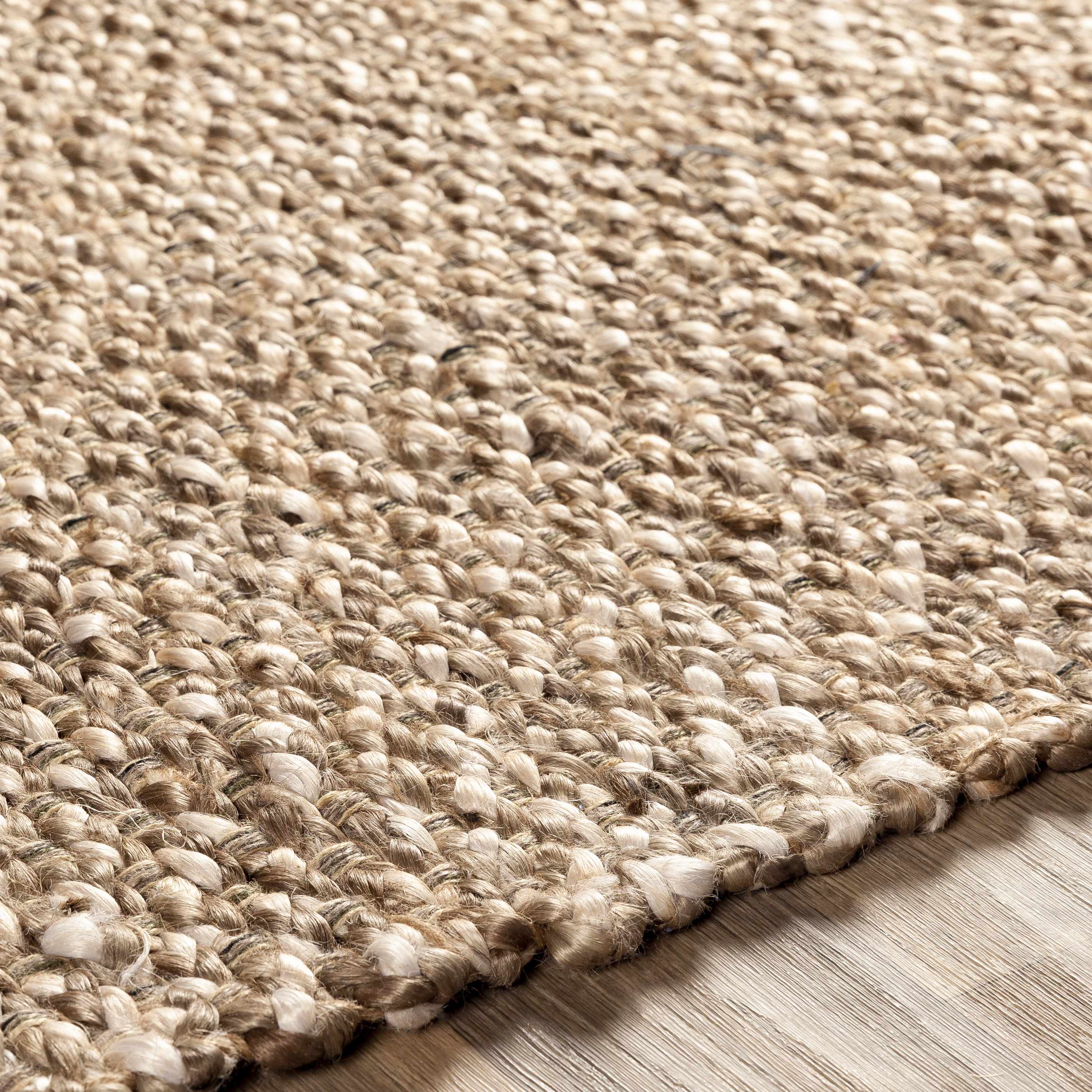 Caspar Jute 8ft Runner Rug