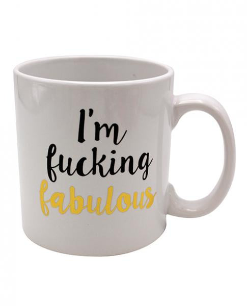 Attitude Mug I'm F*cking Fabulous Holds 22 fluid ounces(D0102H50Y4G.)