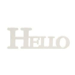 Trendy Acrylic Hello(D0102H52FZU.)