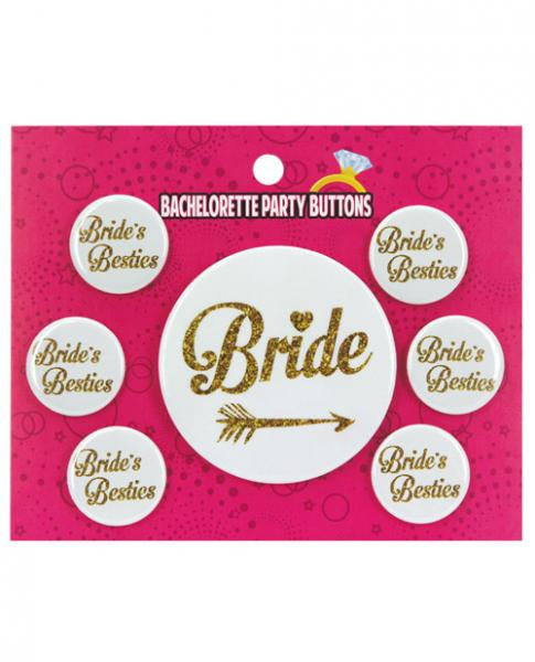 Bachelorette Party Button Bride Bride's Besties(D0102H5G8BU.)