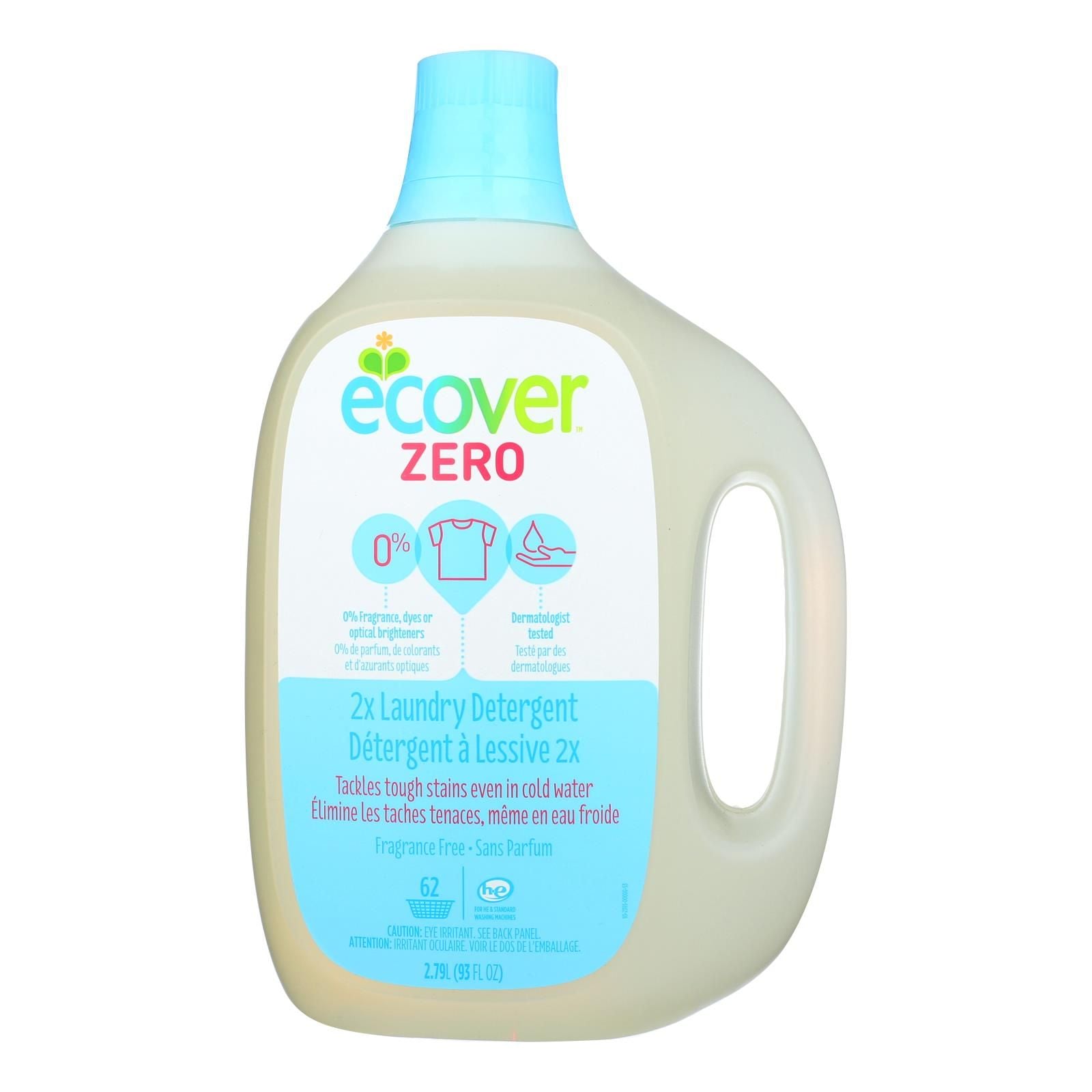 Ecover Zero 2x Laundry Detergent - case Of 4 - 93 Fl Oz(D0102H5K4AT)