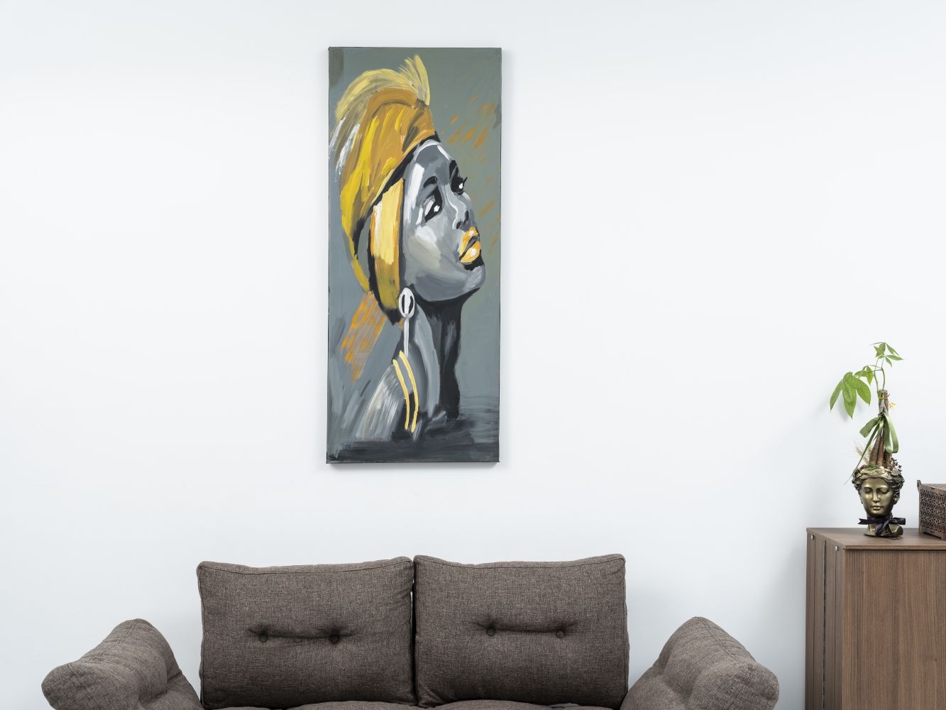 Wandela Wall canvas Paintings 47 x 19(D0102H5L5EJ)