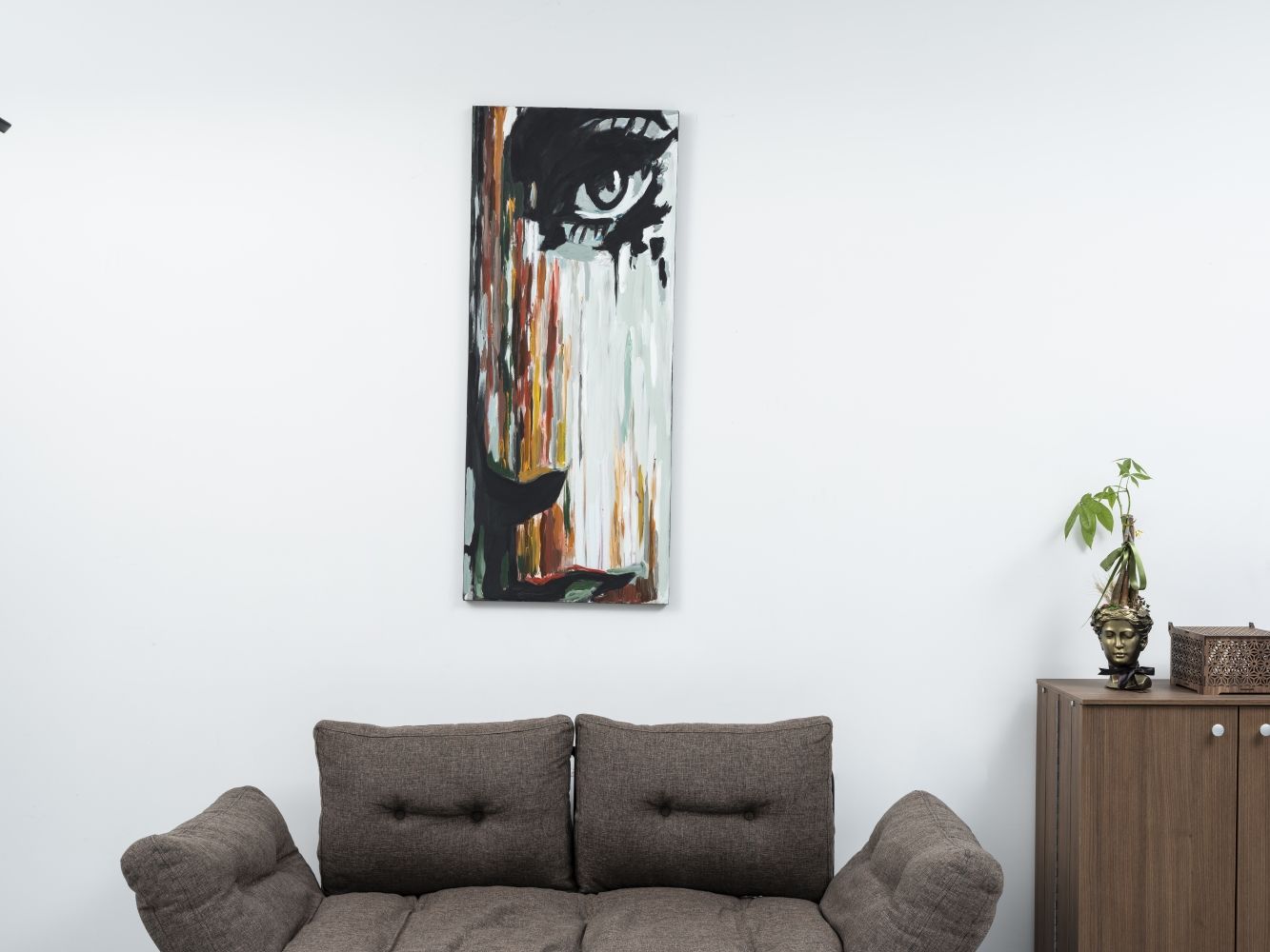 Wandela Wall canvas Paintings 47 x 19(D0102H5L70X)