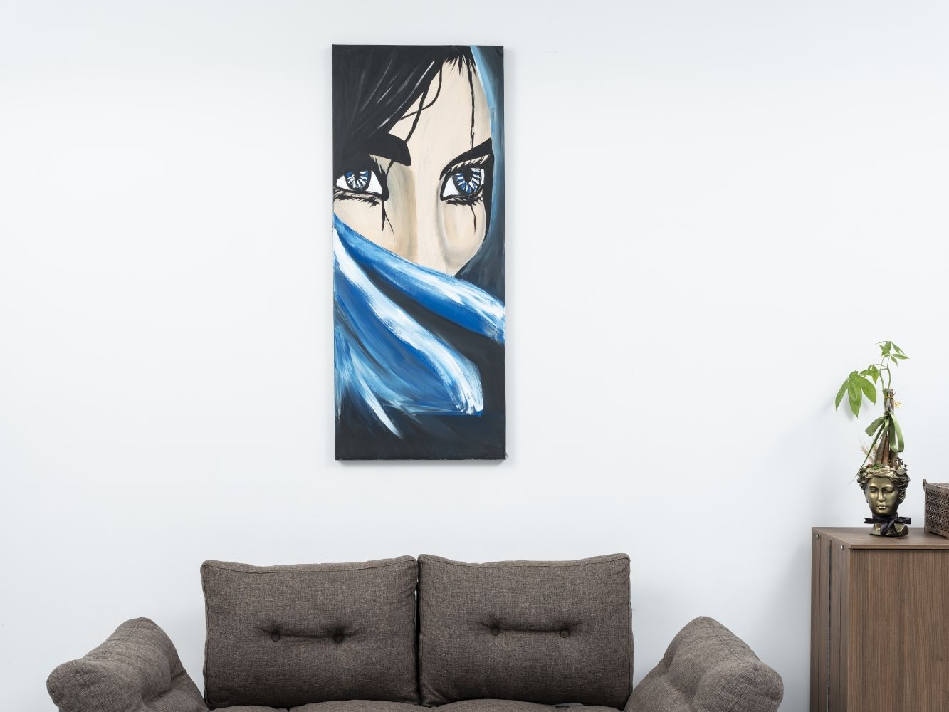 Wandela Wall canvas Paintings 47 x 19(D0102H5L7BX)