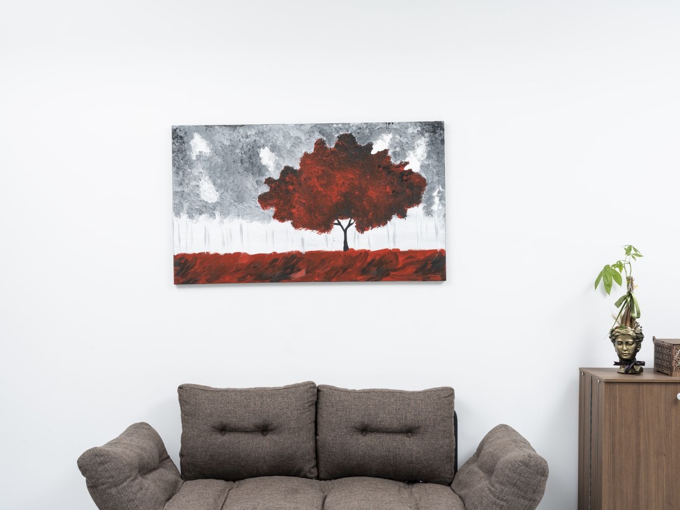 Wandela Wall canvas Paintings 47 x 27(D0102H5L7W6)