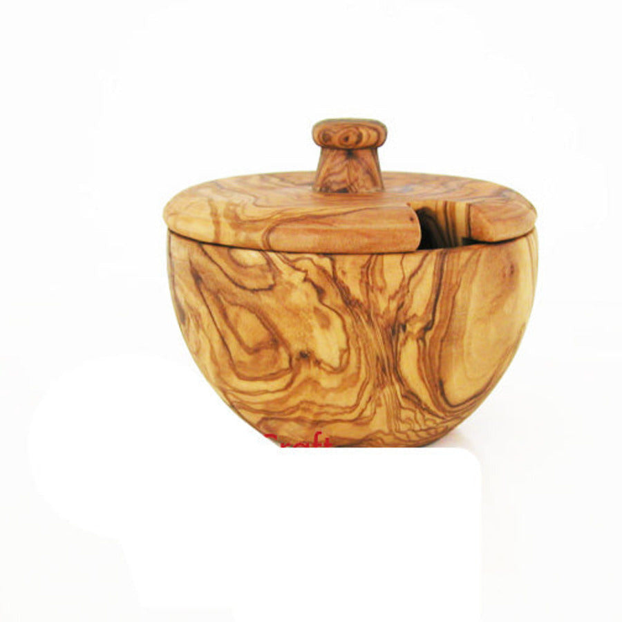 Mediterranean Olive Wood Canister(D0102H5Trh2)