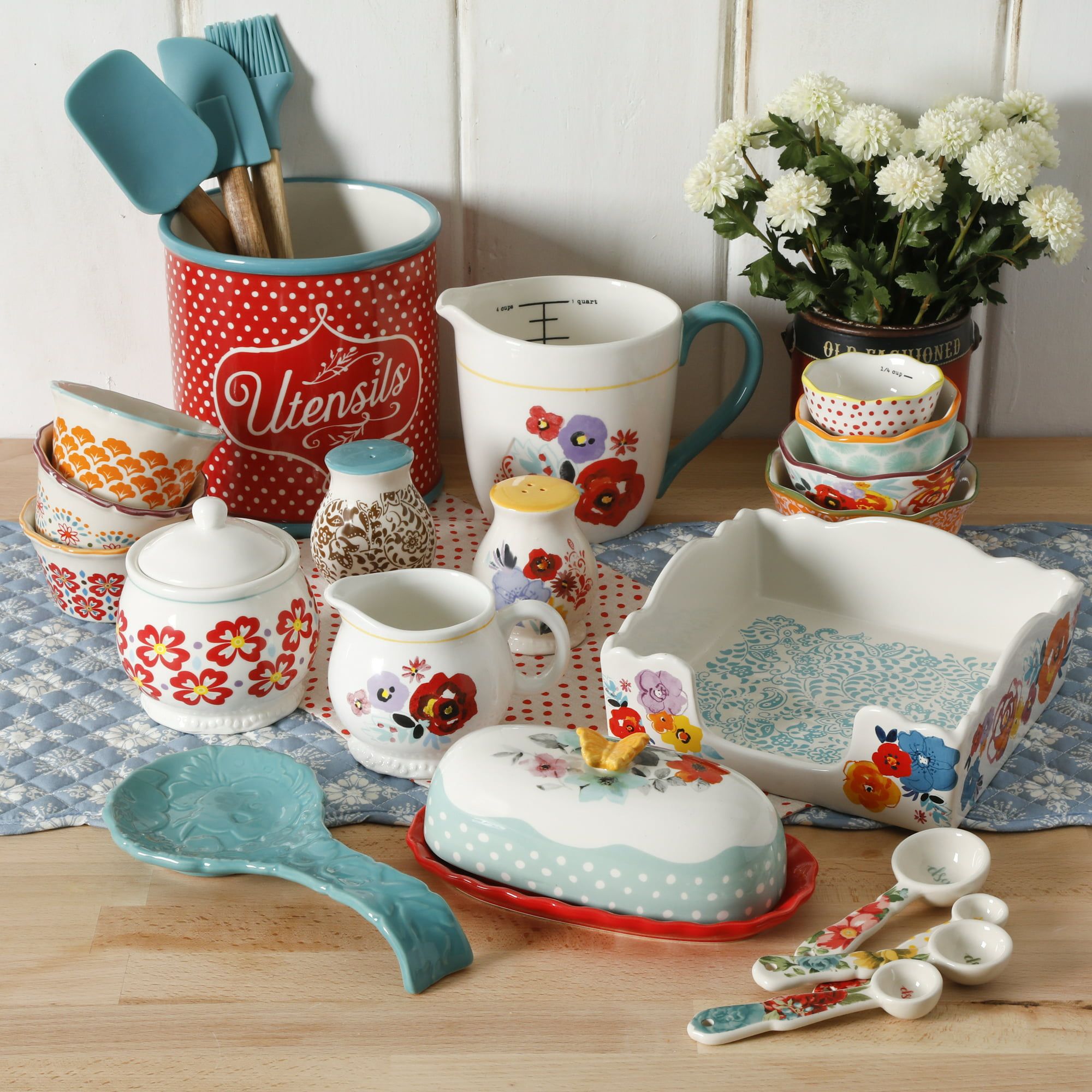 ceramic Baking Set, 16-Pieces25-Piece(D0102H5XVcP)