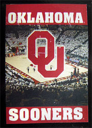 Oklahoma Sooners 28x41 Wall Hanging(D0102H75DCG.)