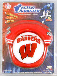Wisconsin Badgers Jersey Coaster Set(D0102H77J4G.)