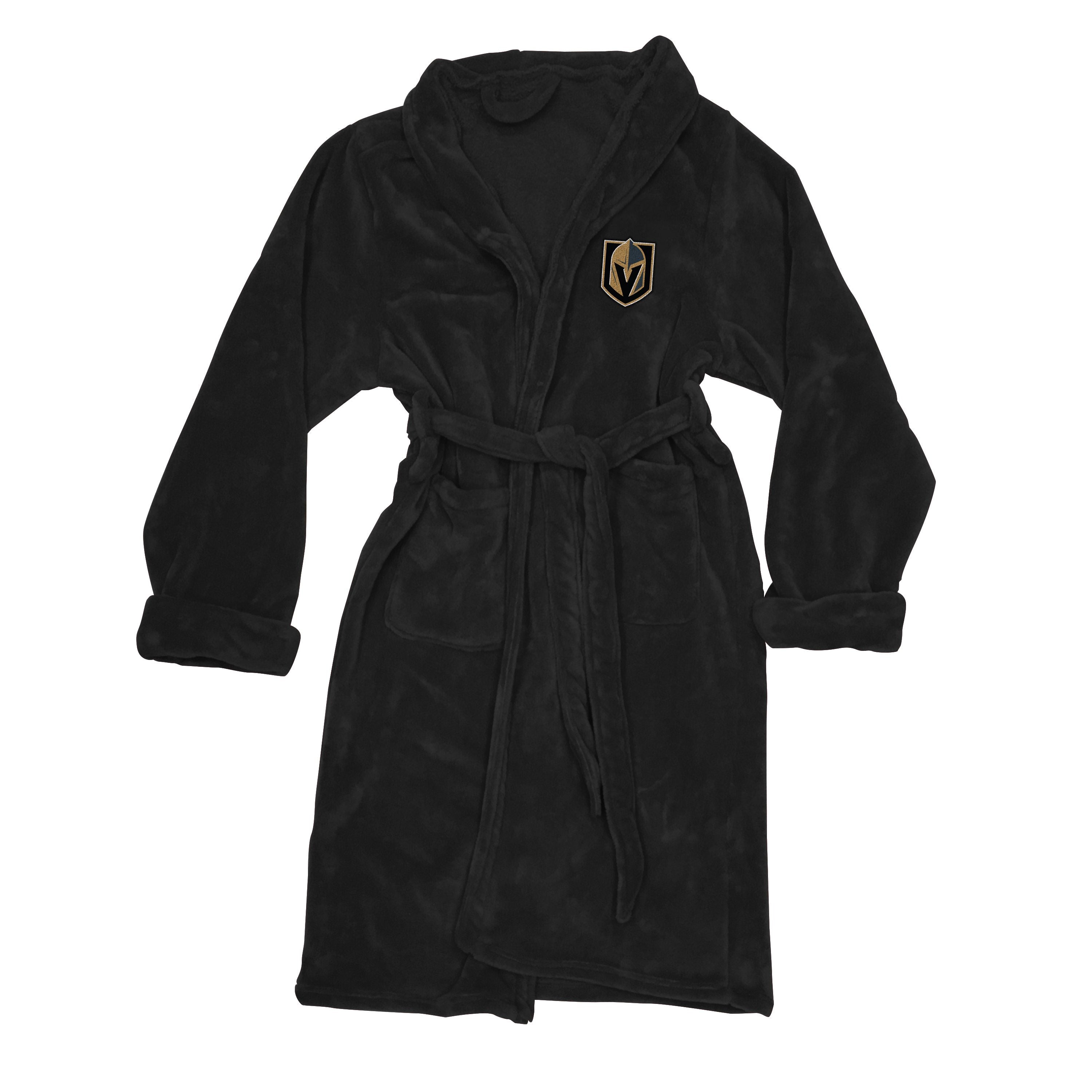 Golden Knights Official Nhl Mens Lxl Silk Touch Bath Robe 26 X 47(D0102H94F5A)