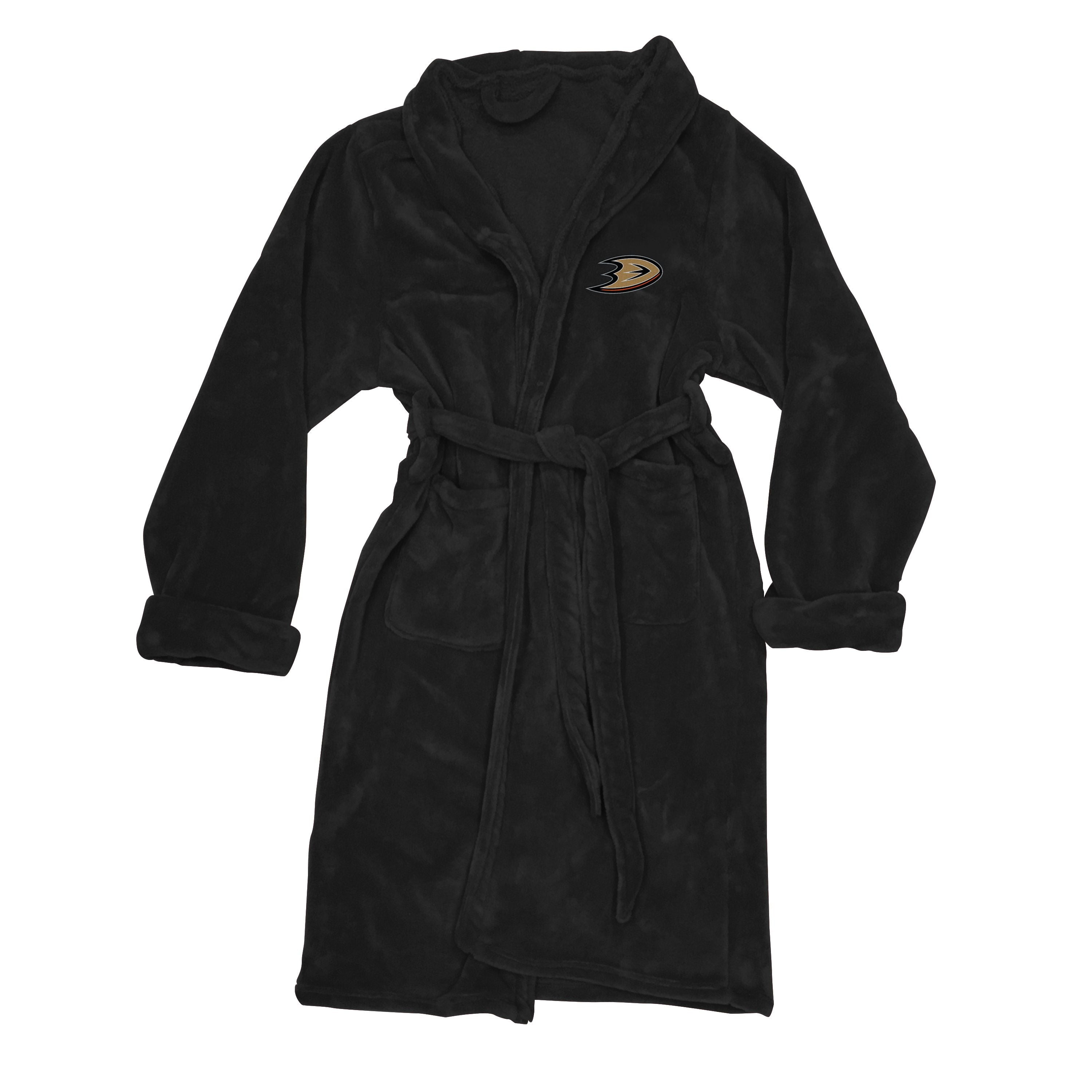 Ducks Official Nhl Mens Lxl Silk Touch Bath Robe 26 X 47(D0102H94Few)