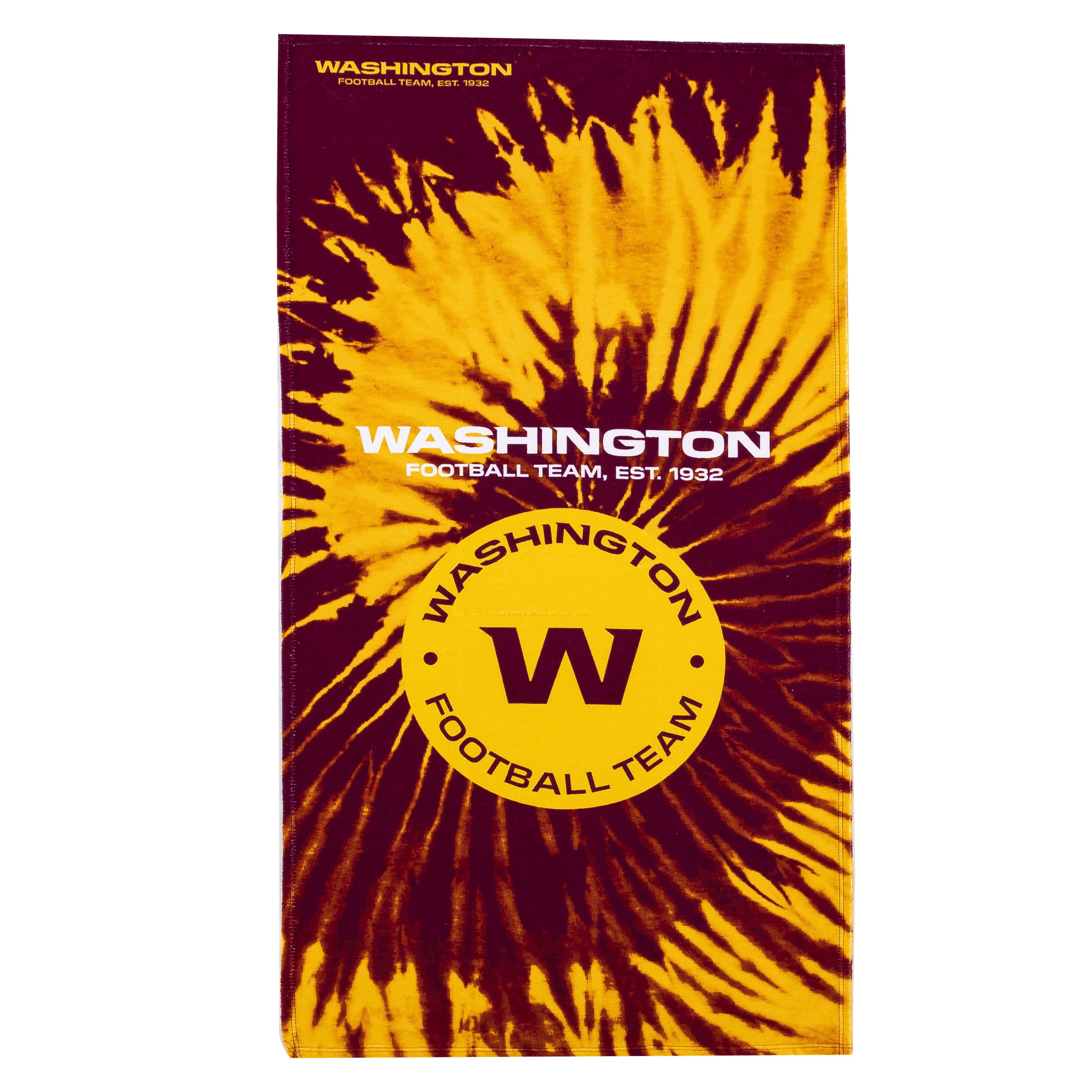 Washington Commanders Official Nfl Psychedelic Beach Towel 30 X 60(D0102H94Nku)