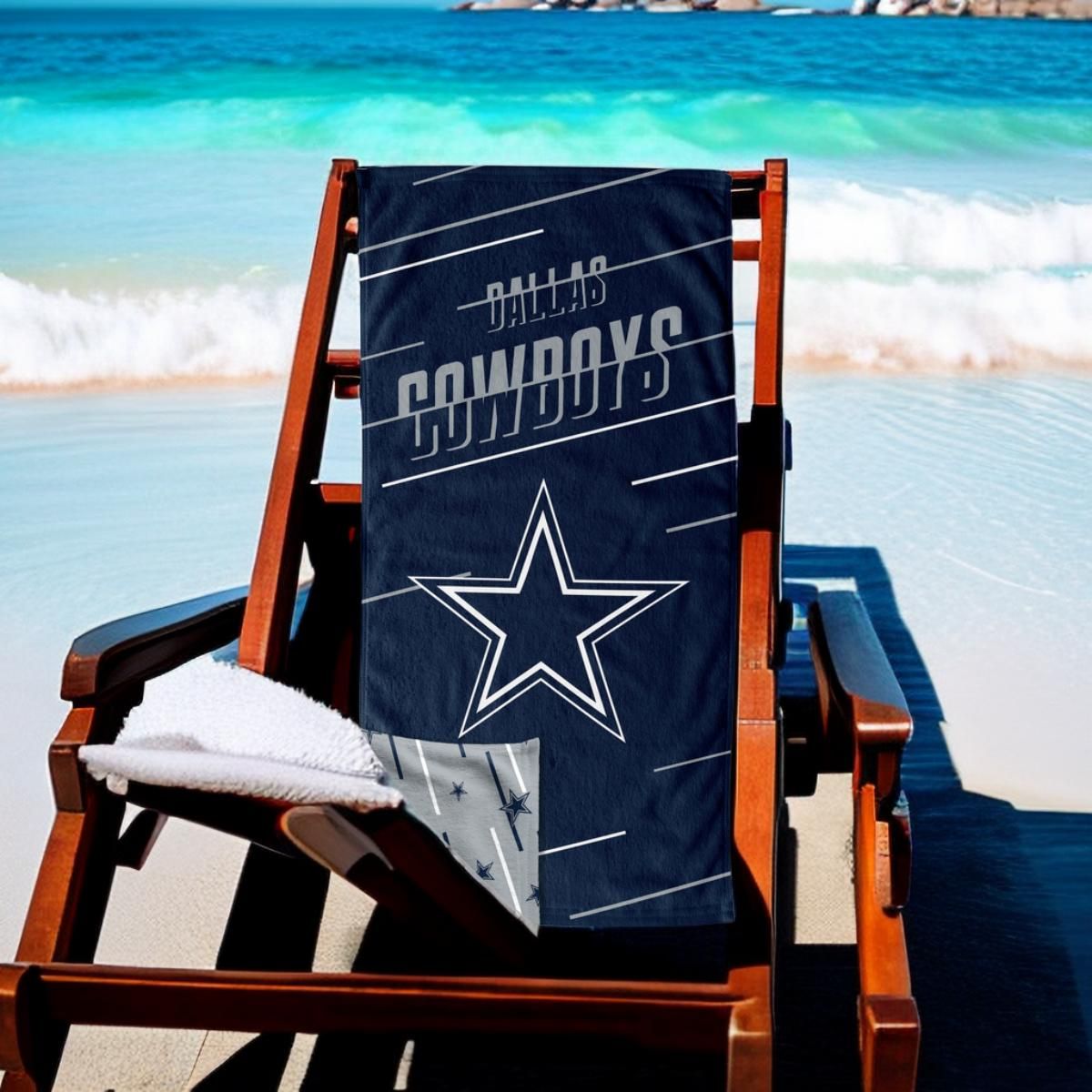 Cowboys Splitter Beach Towel(D0102H94Tkg)